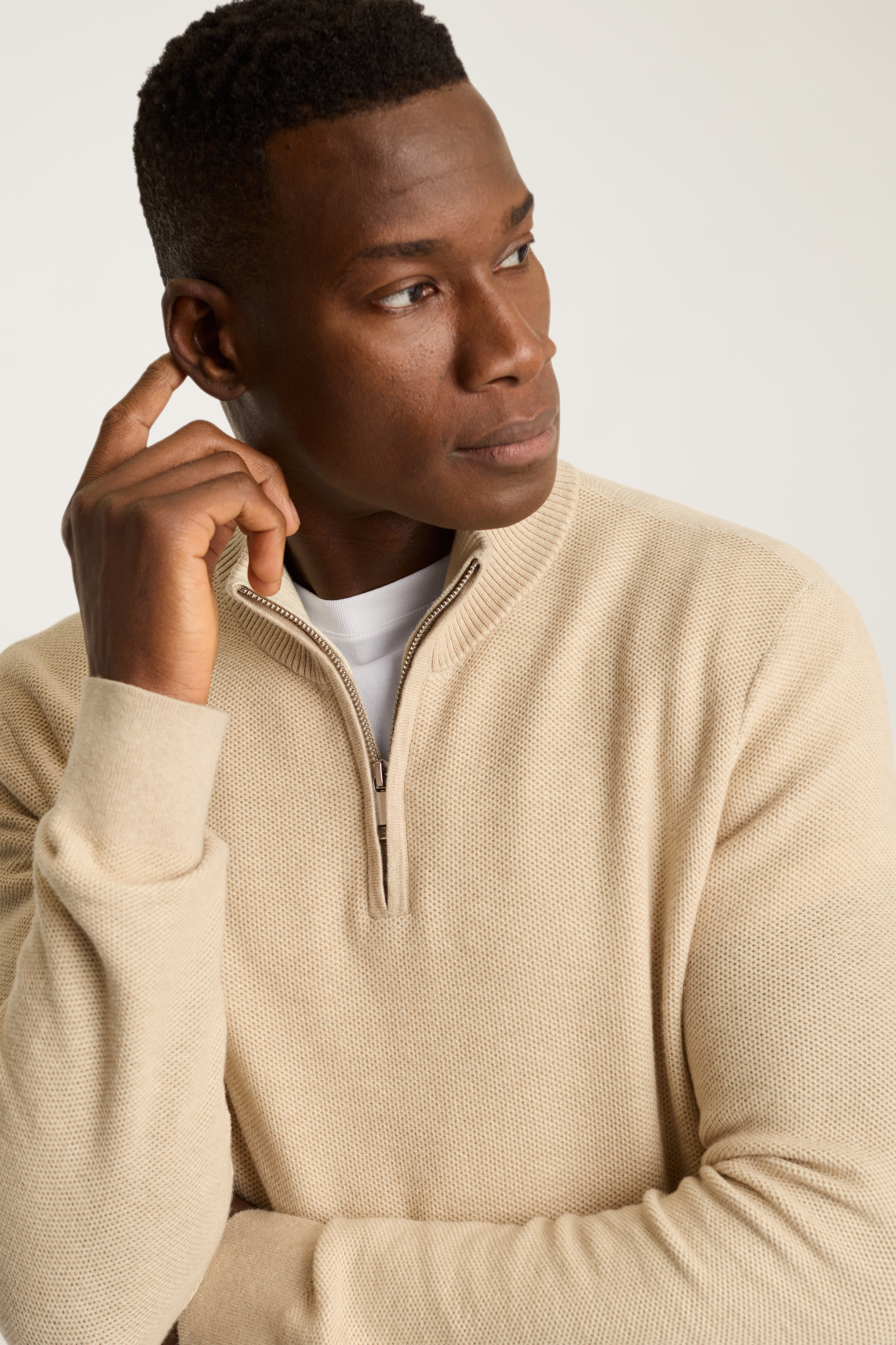 Washable Cotton Cashmere Half-Zip | Bonobos
