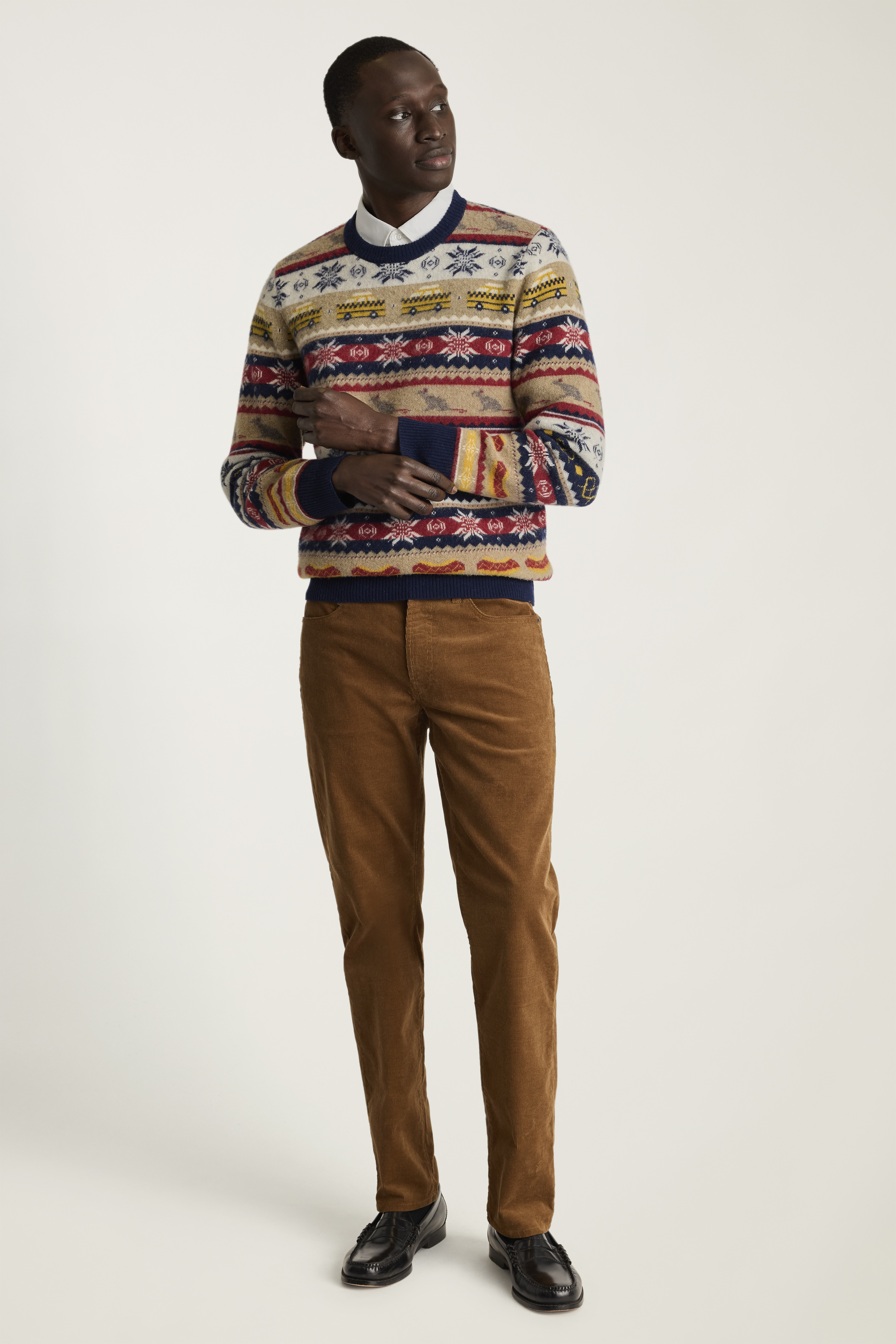 NYC Fair Isle Sweater | Men's with Icons