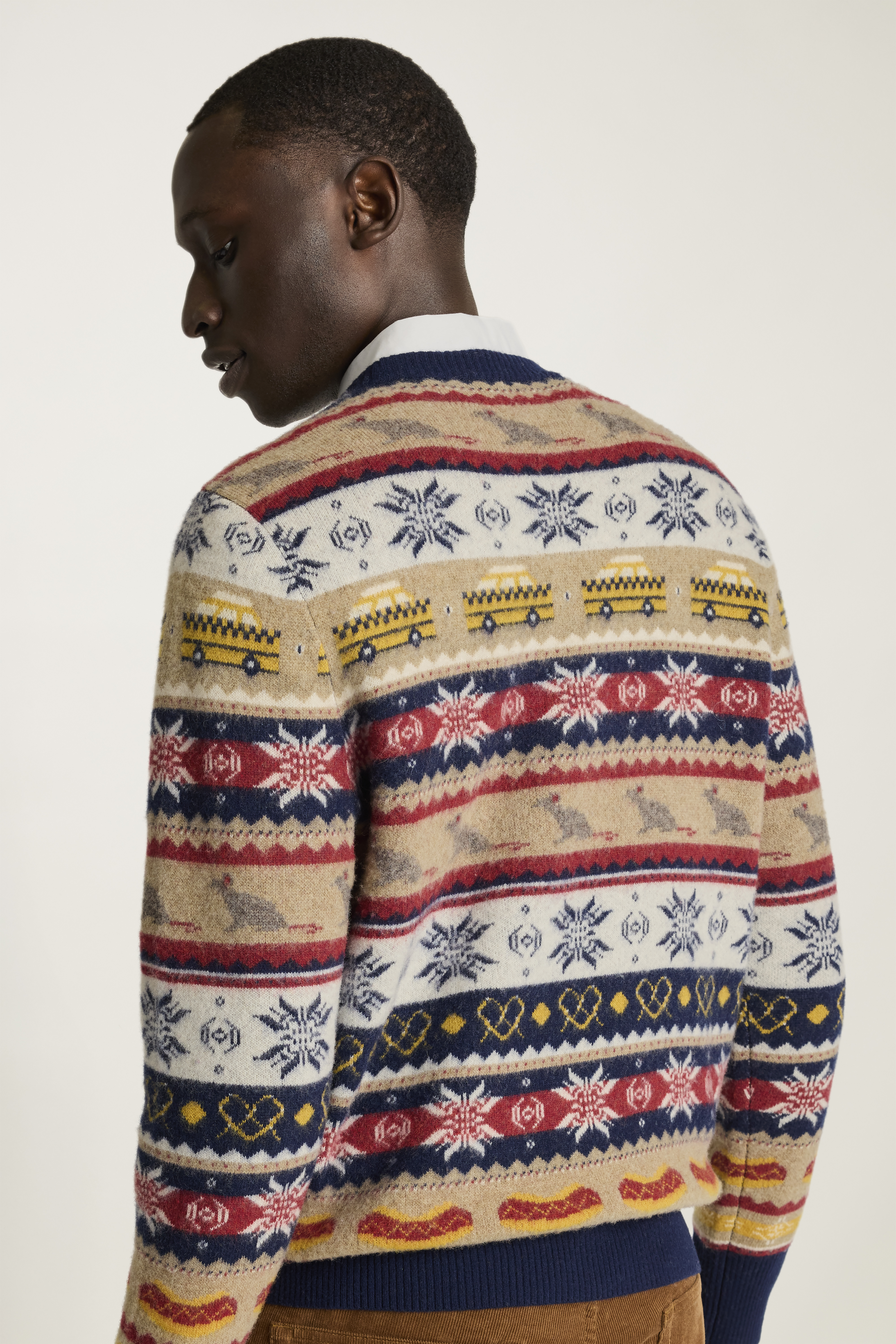 NYC Fair Isle Sweater | Men's with Icons