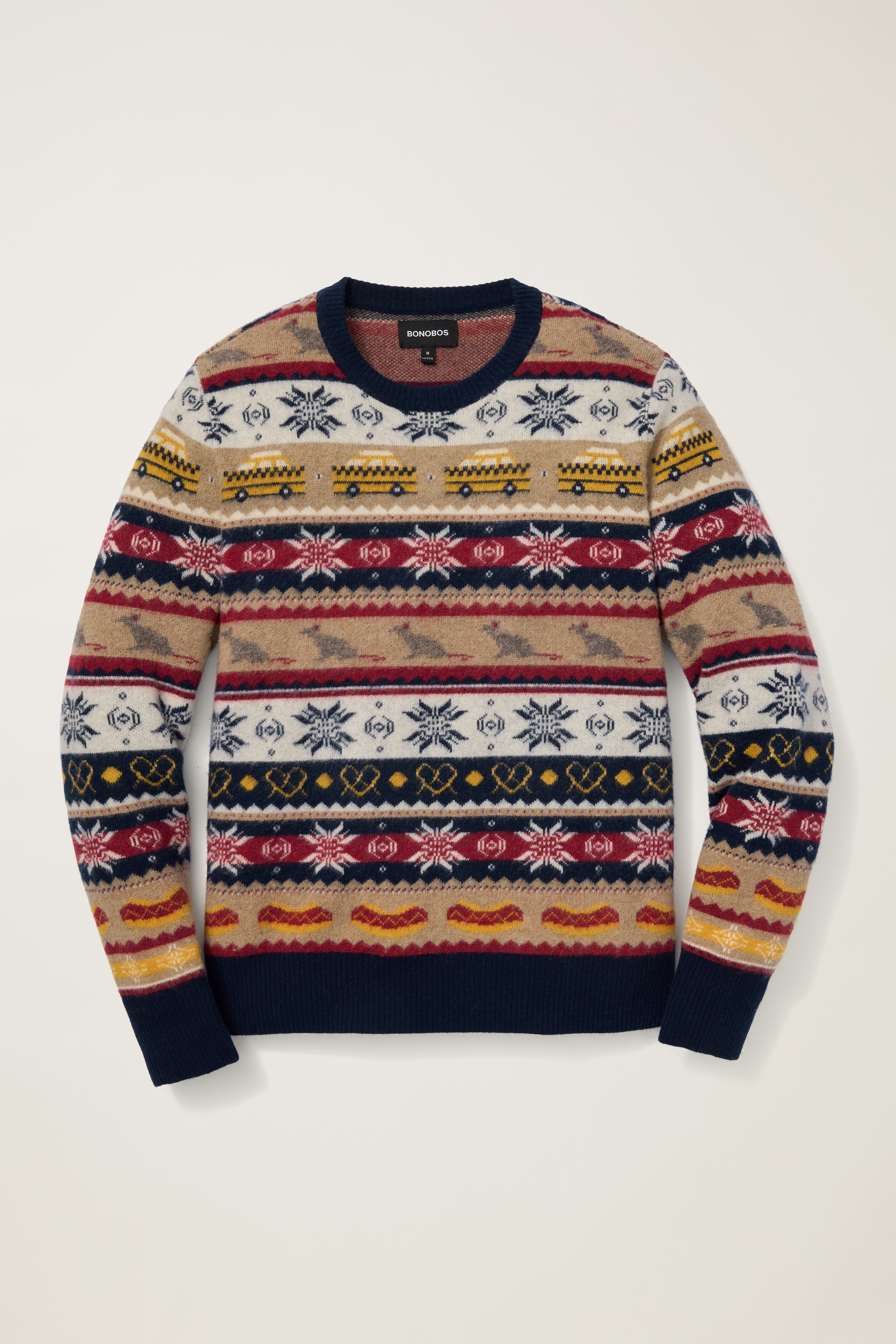 NYC Fair Isle Sweater | Men's with Icons