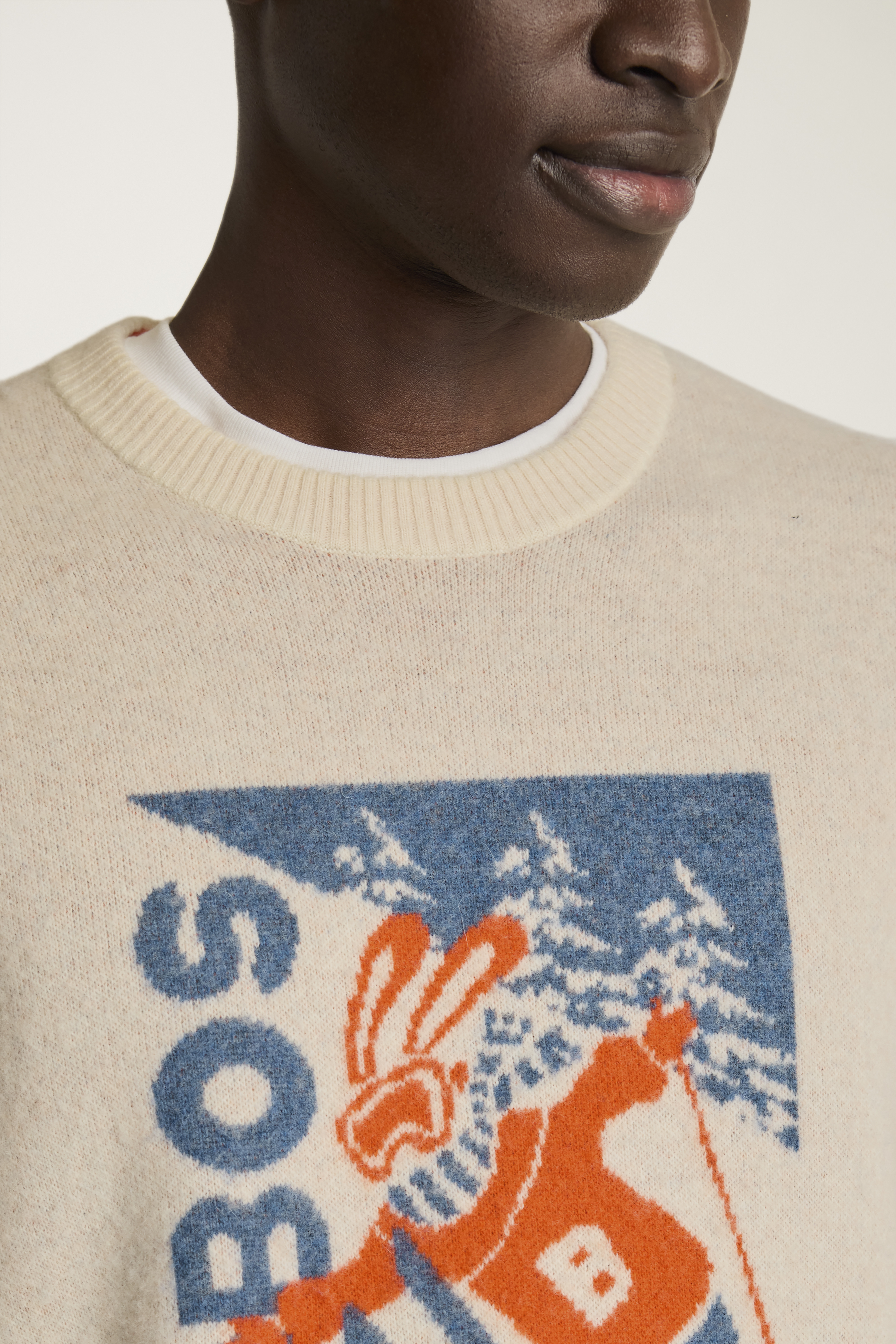 Extrafine Merino Ski Bunny Sweater | Retro Apres &