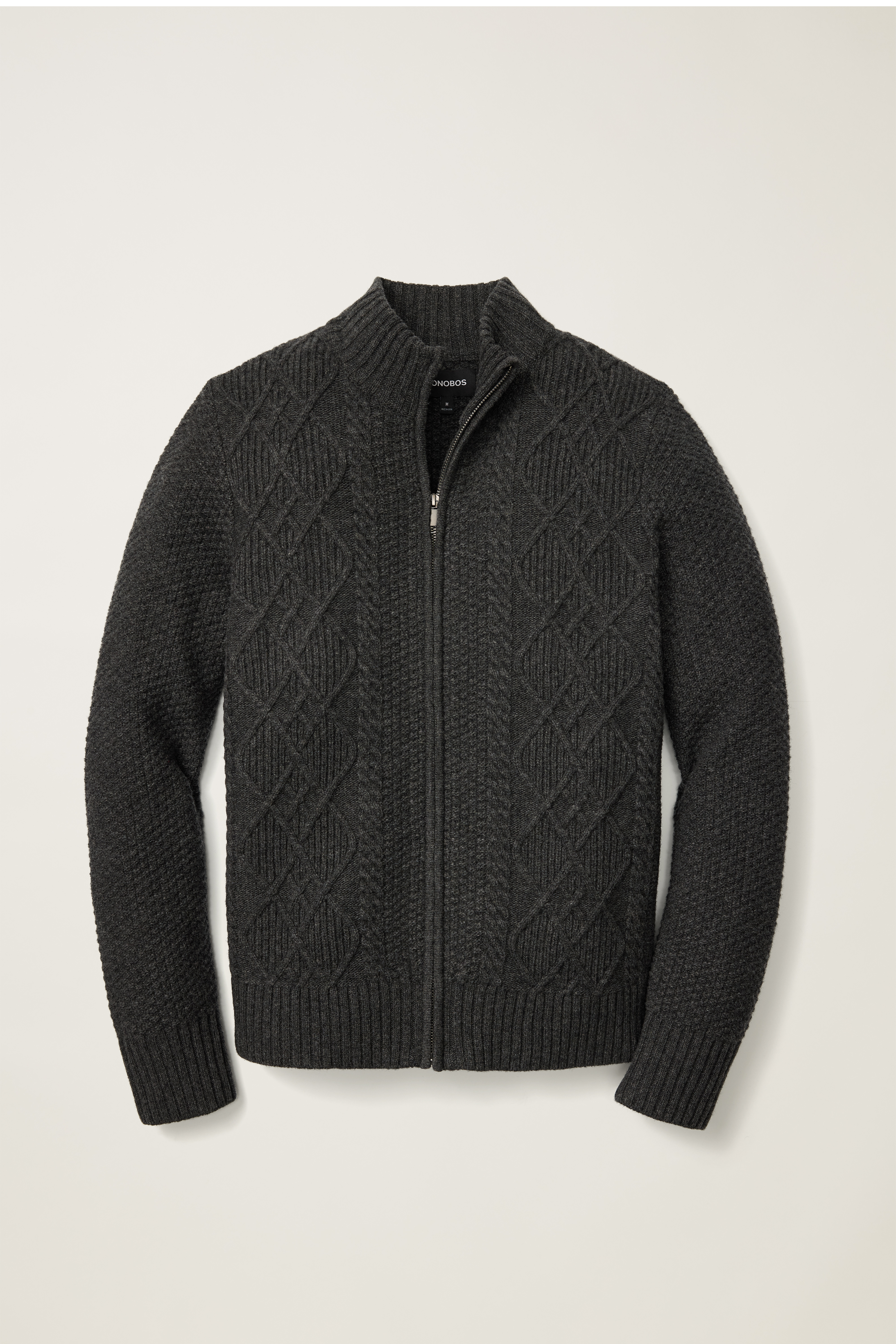 Bonobos shops Black Cable Cardigan