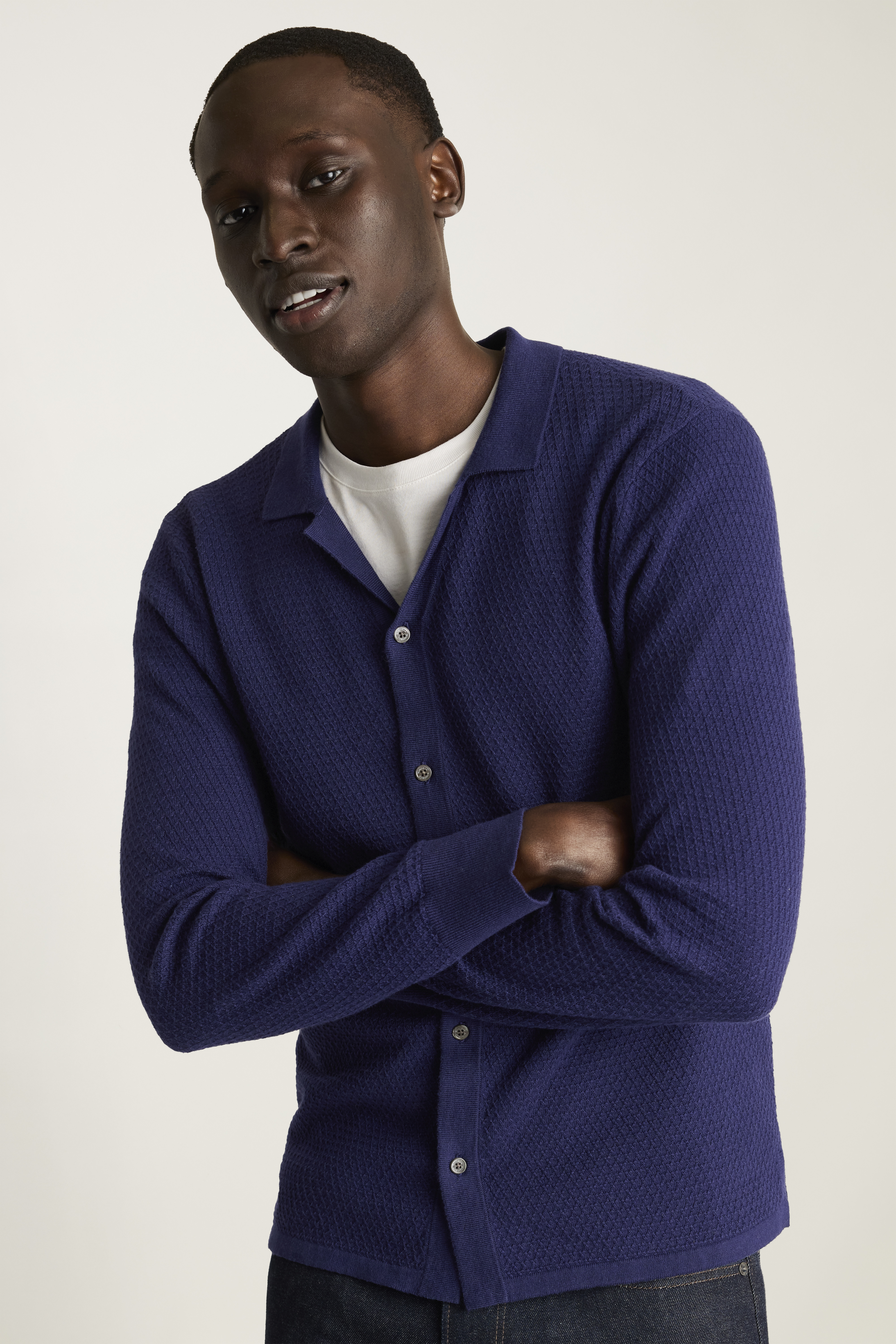 Hudson Long Sleeve Sweater Polo
