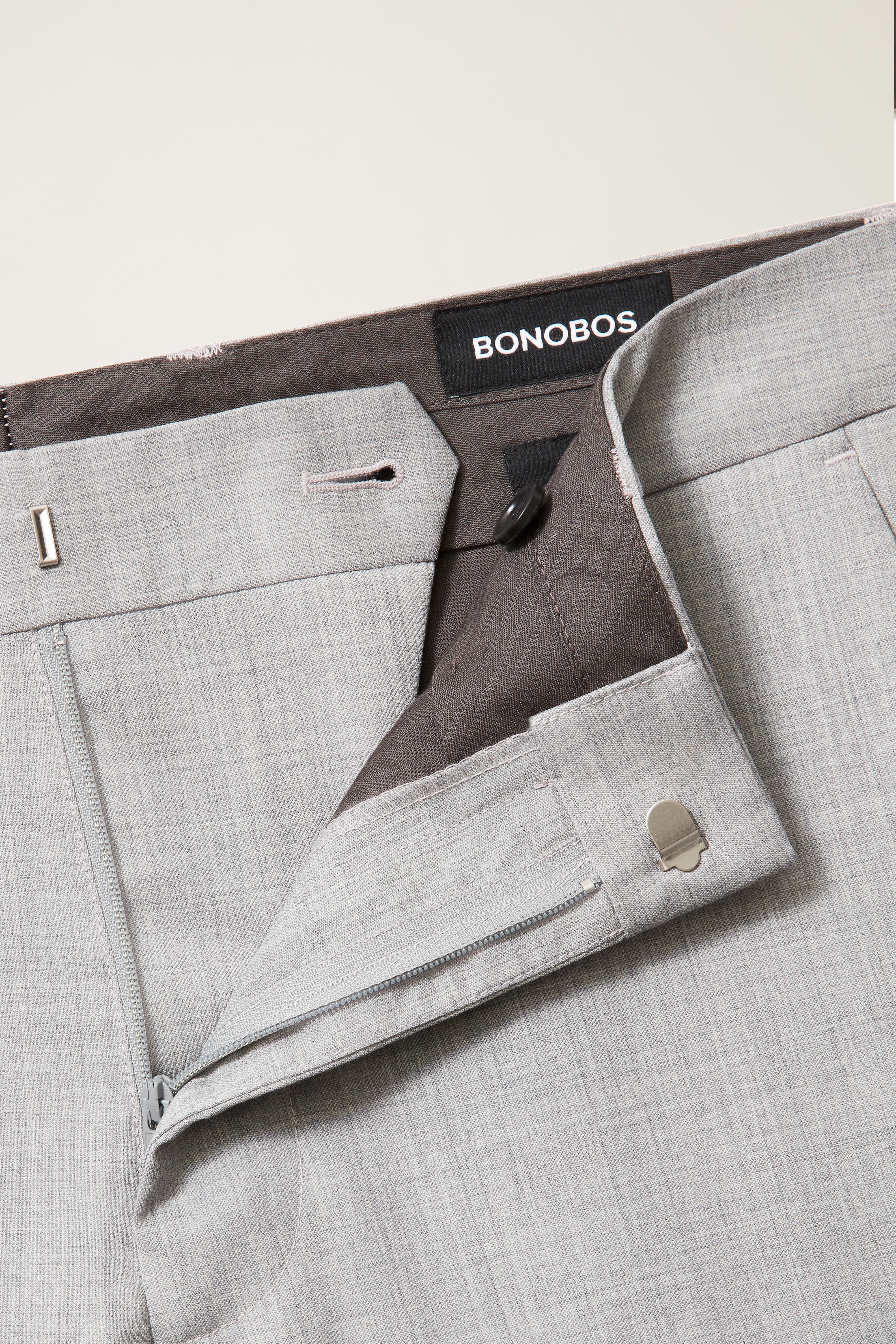 Jetsetter Unhemmed Wool Dress Pant