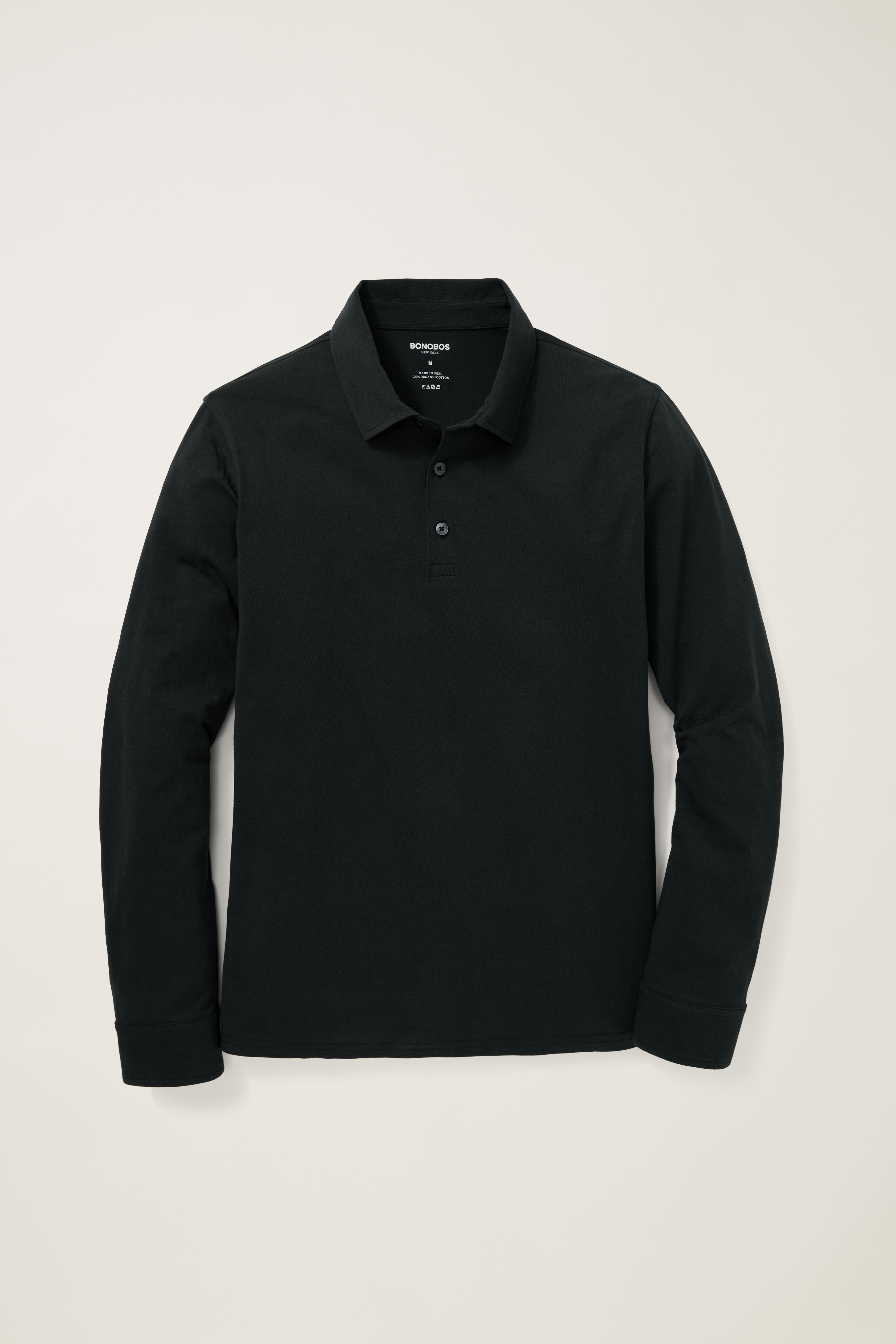 The Organic Cotton Long Sleeve Polo Shirt | Bonobos