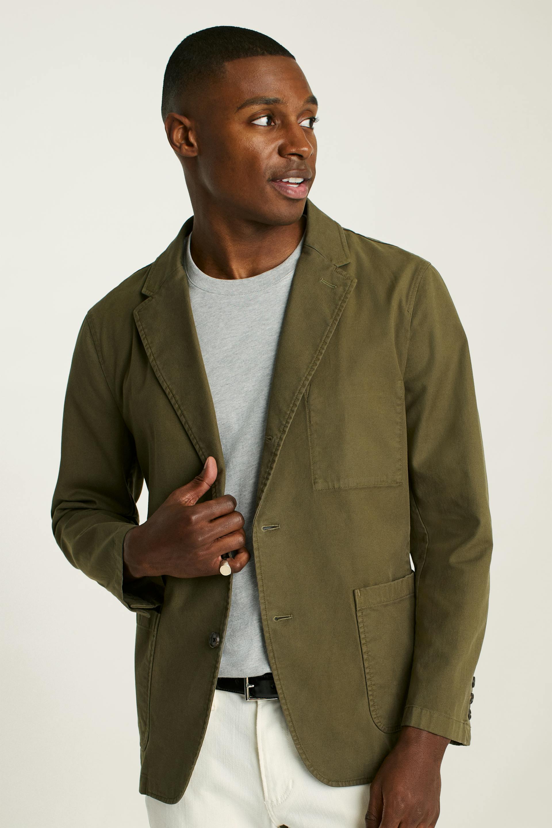 Jetsetter Washed Cotton Blazer