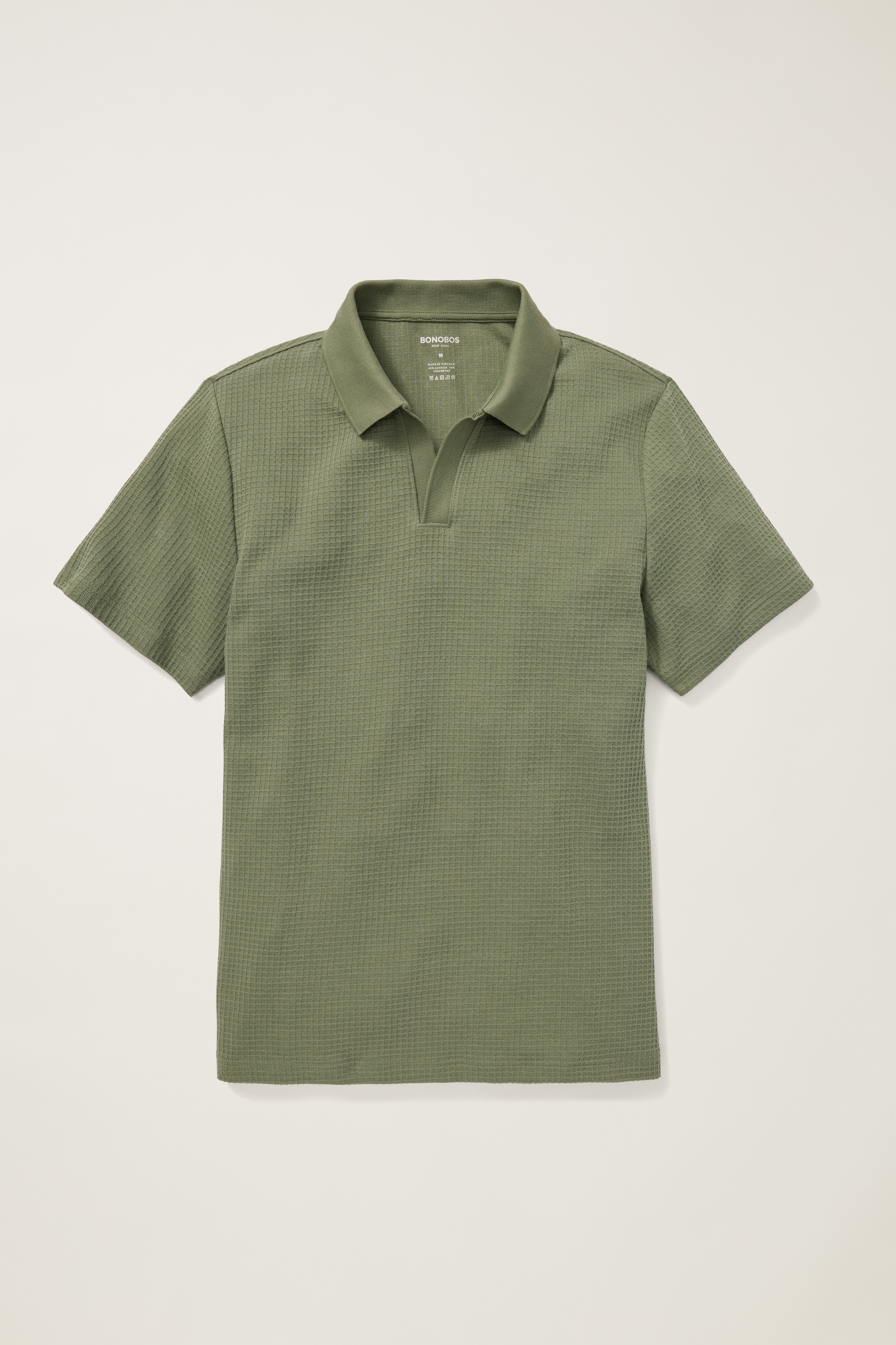 【DISCERNMENT】Loading waffle polo T-shirt Dime Waffle Polo - Indigo – Civil