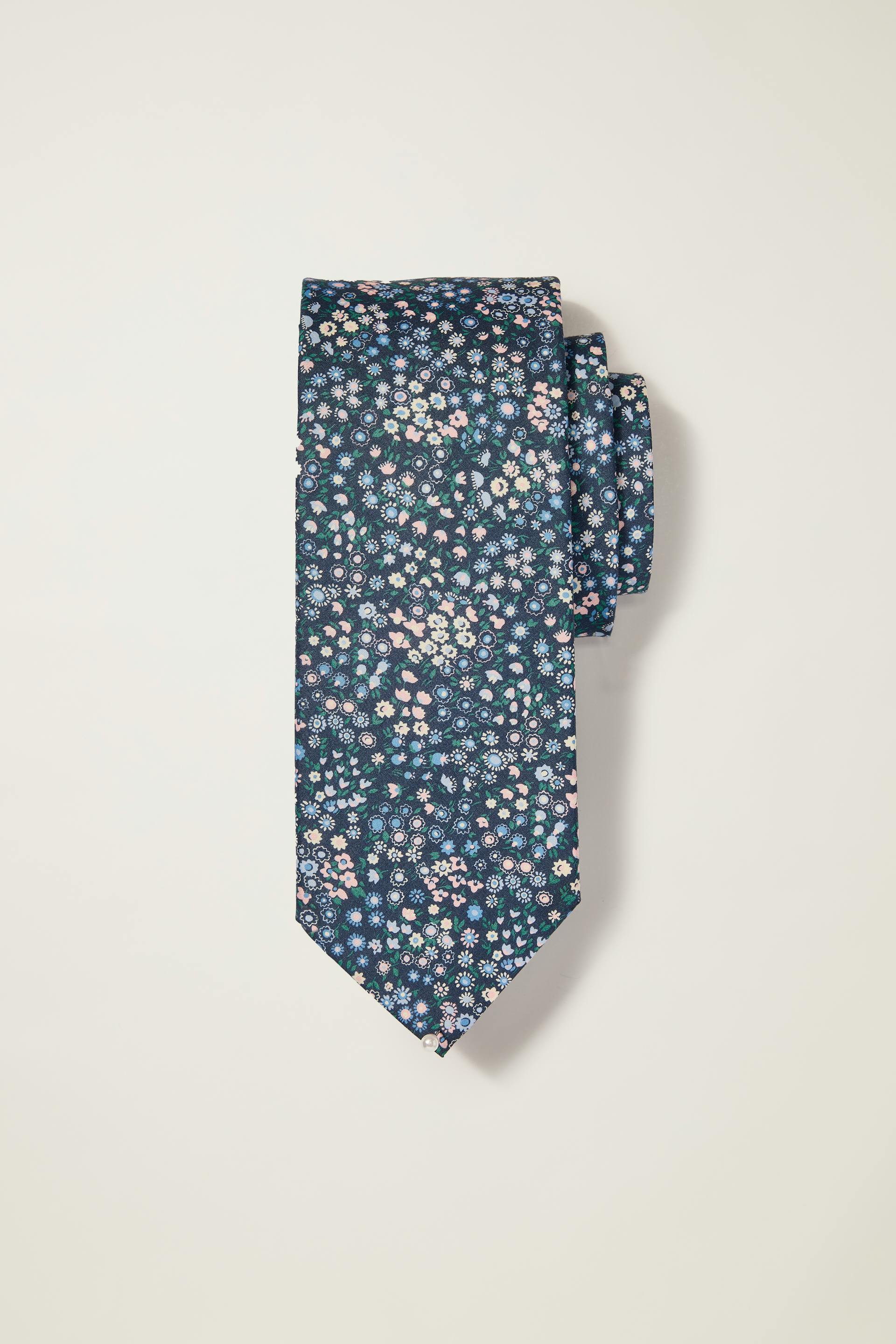 Cotton Necktie Made With Liberty Fabric