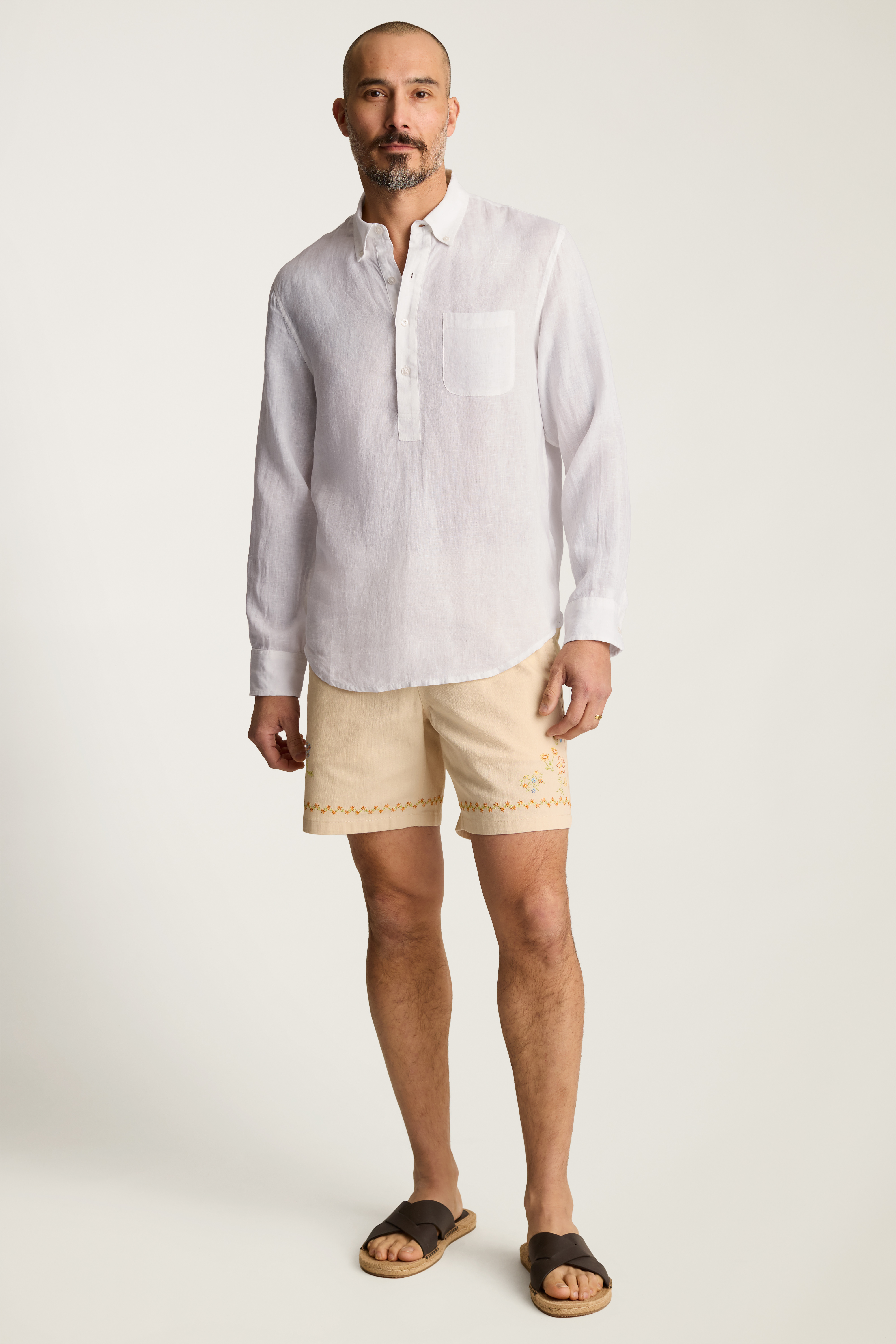 Everyday Men's Linen Popover Shirt