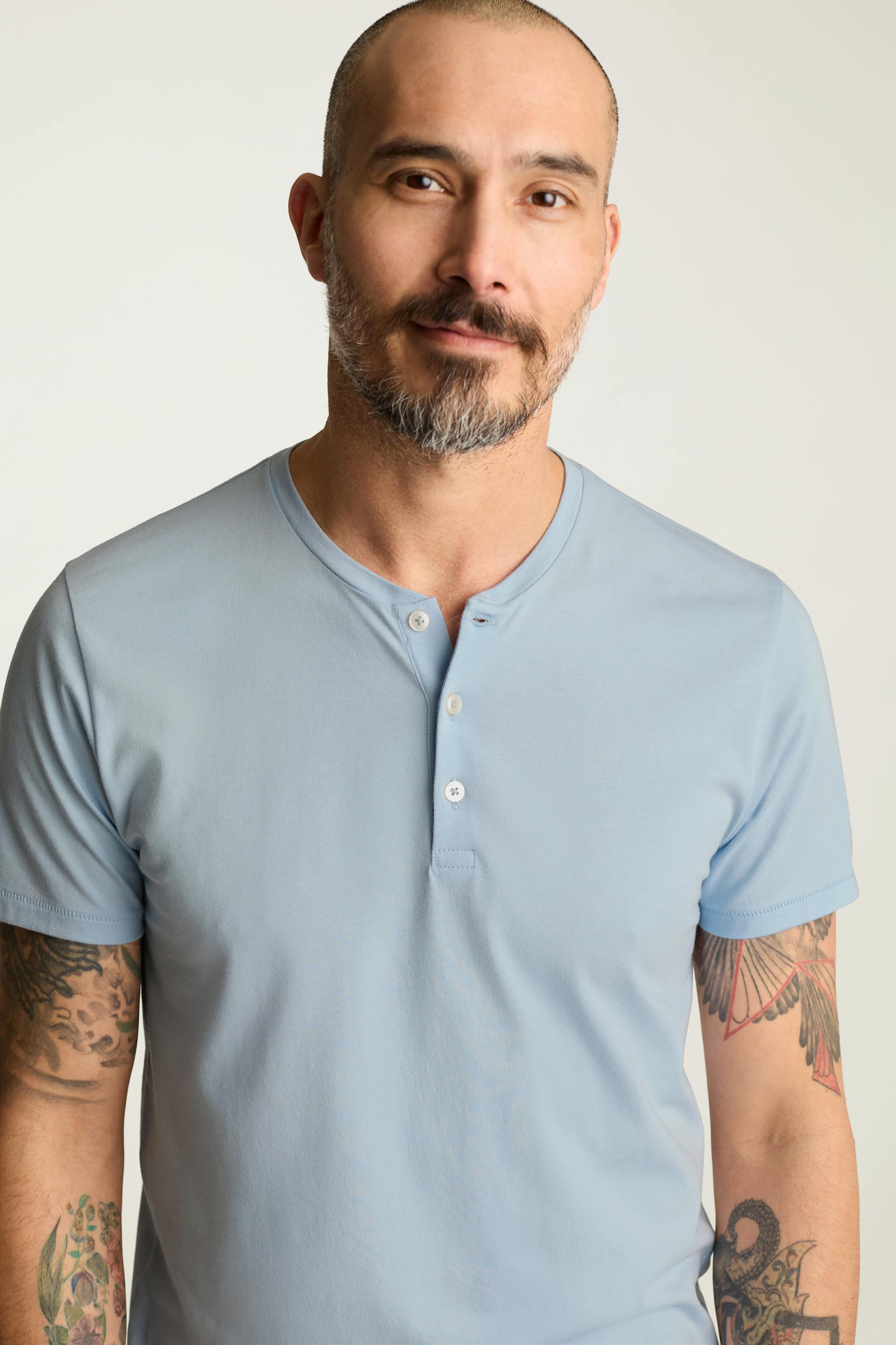 Pima Performance Short Sleeve Henley