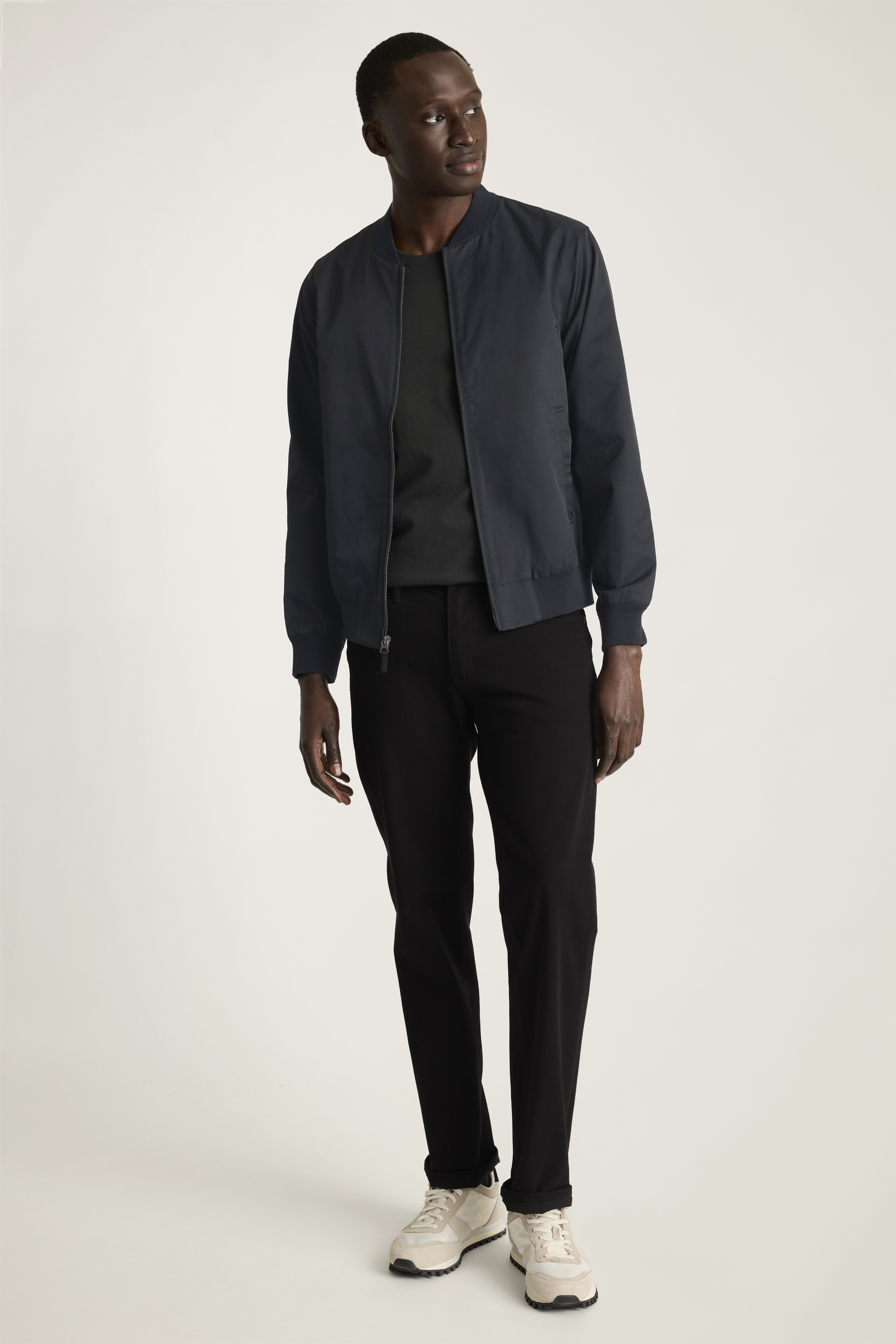 ★COOR★ Tasmanian Wool Bomber Blouson (Black) The Boulevard Bomber | Bonobos