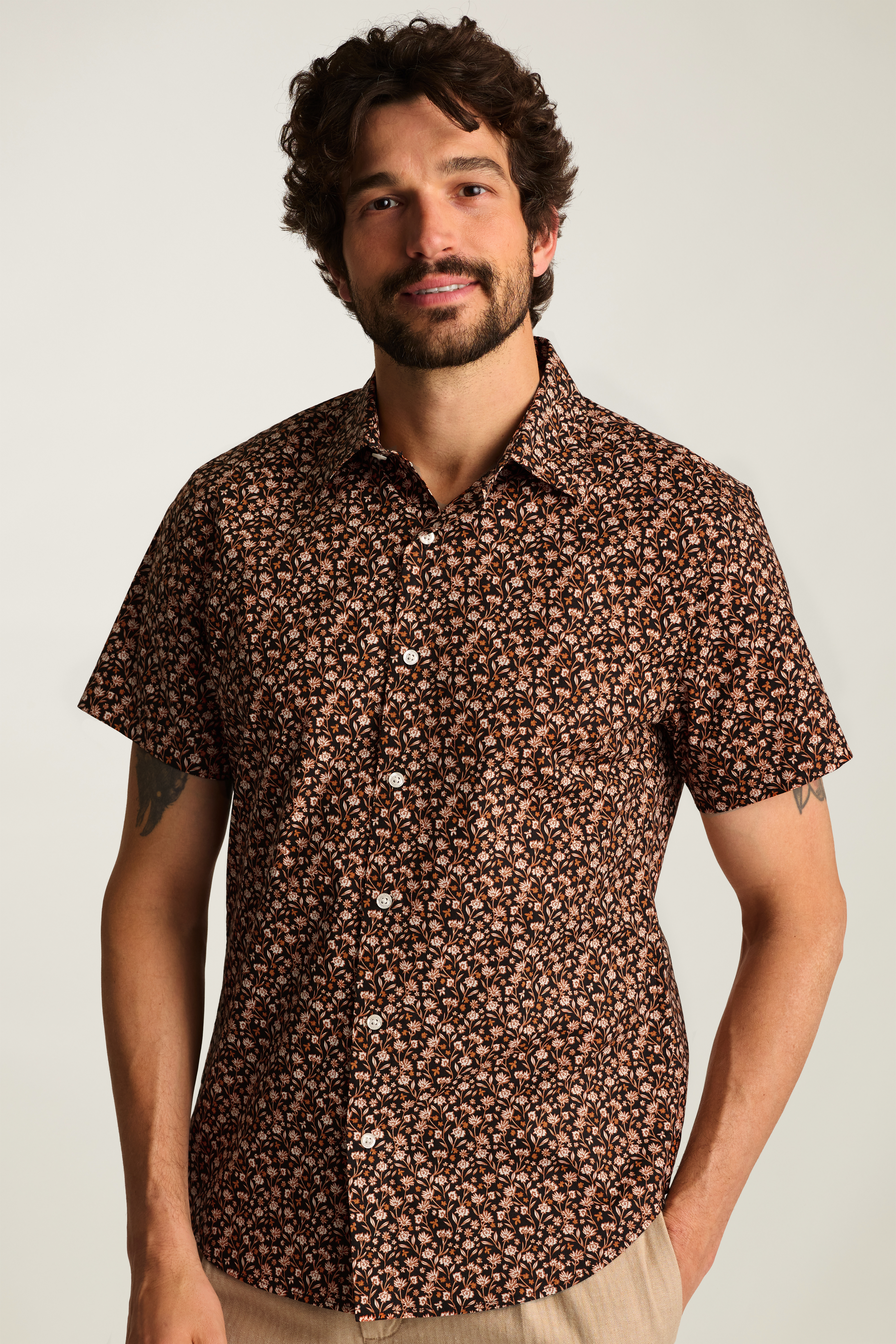 Tシャツ・カットソー UMBRO Classic short sleeve collar shirt khaki UQ221CJK44 UQ2 51tyz4yy2iL._AC_SX425_.jpg