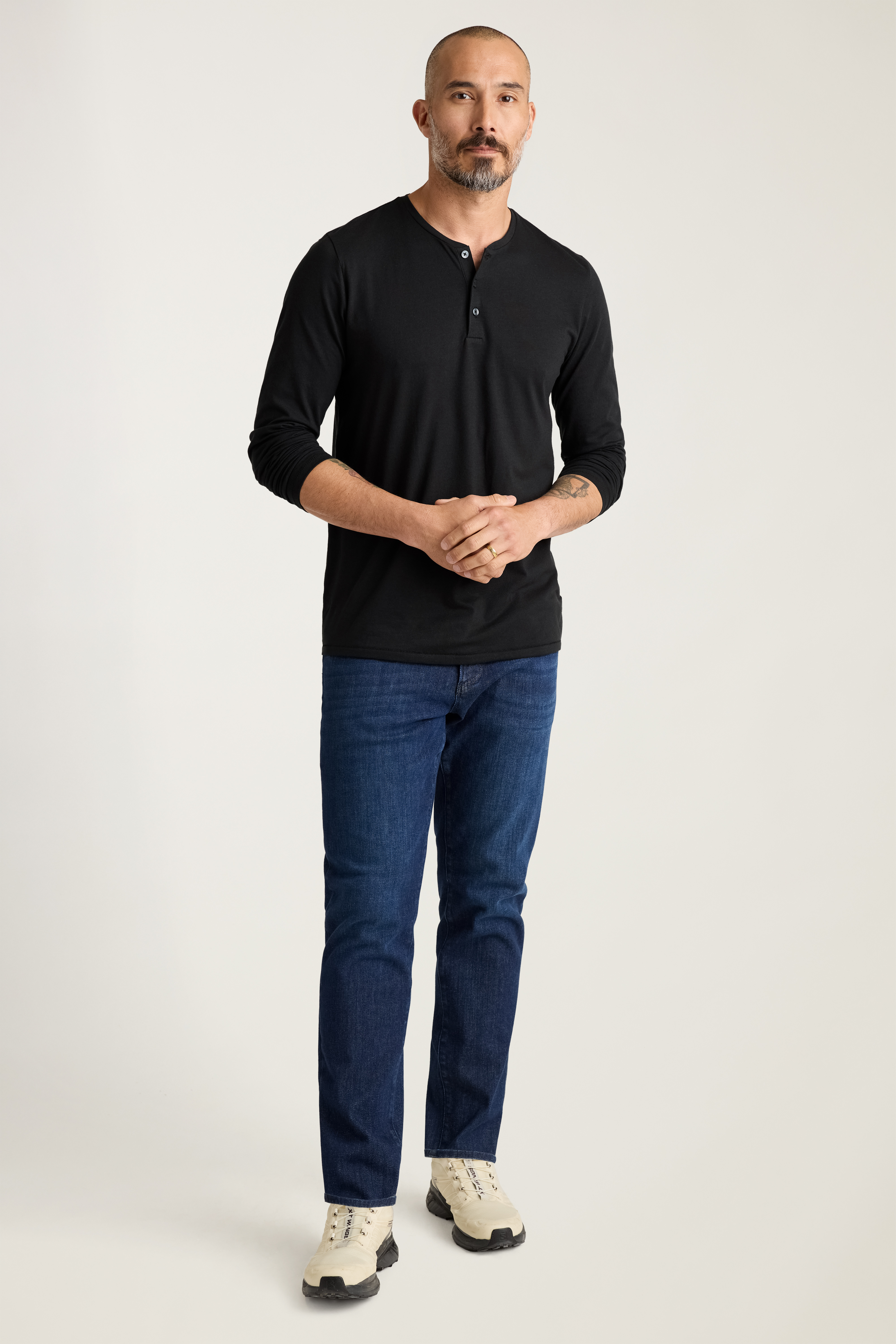 Jetsetter Performance Long Sleeve Henley | Bonobos