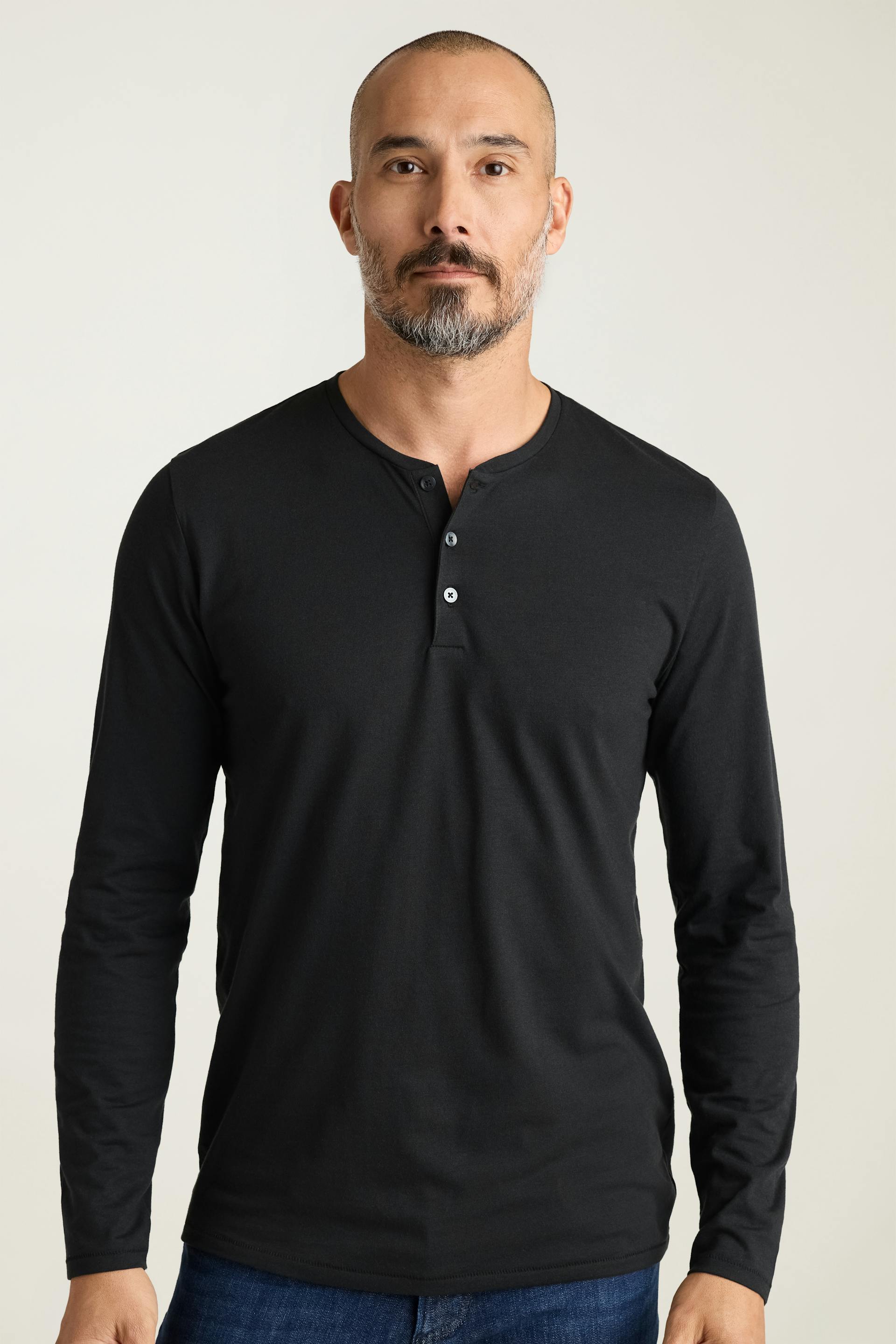 Pima Performance Long Sleeve Henley