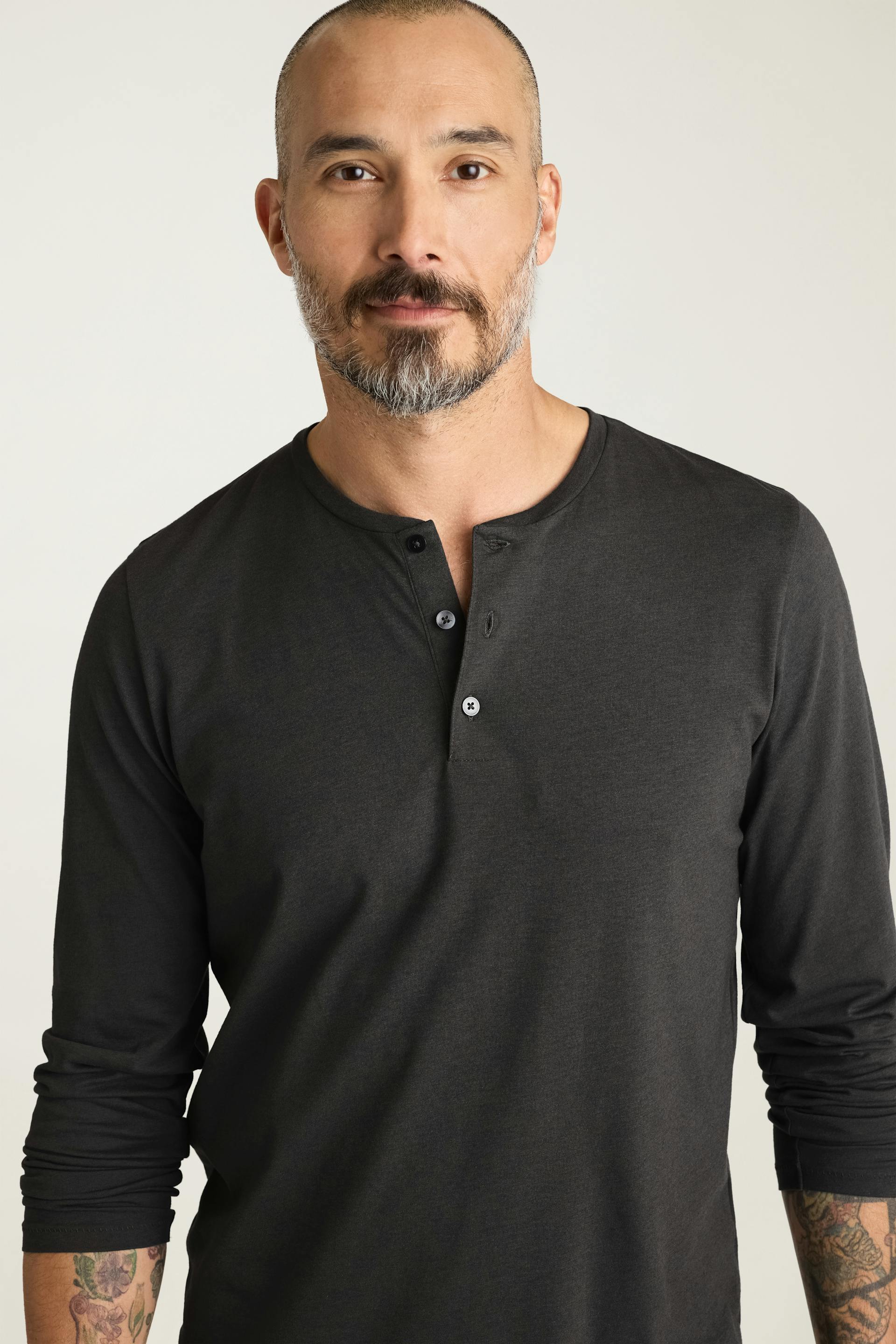 Pima Performance Long Sleeve Henley