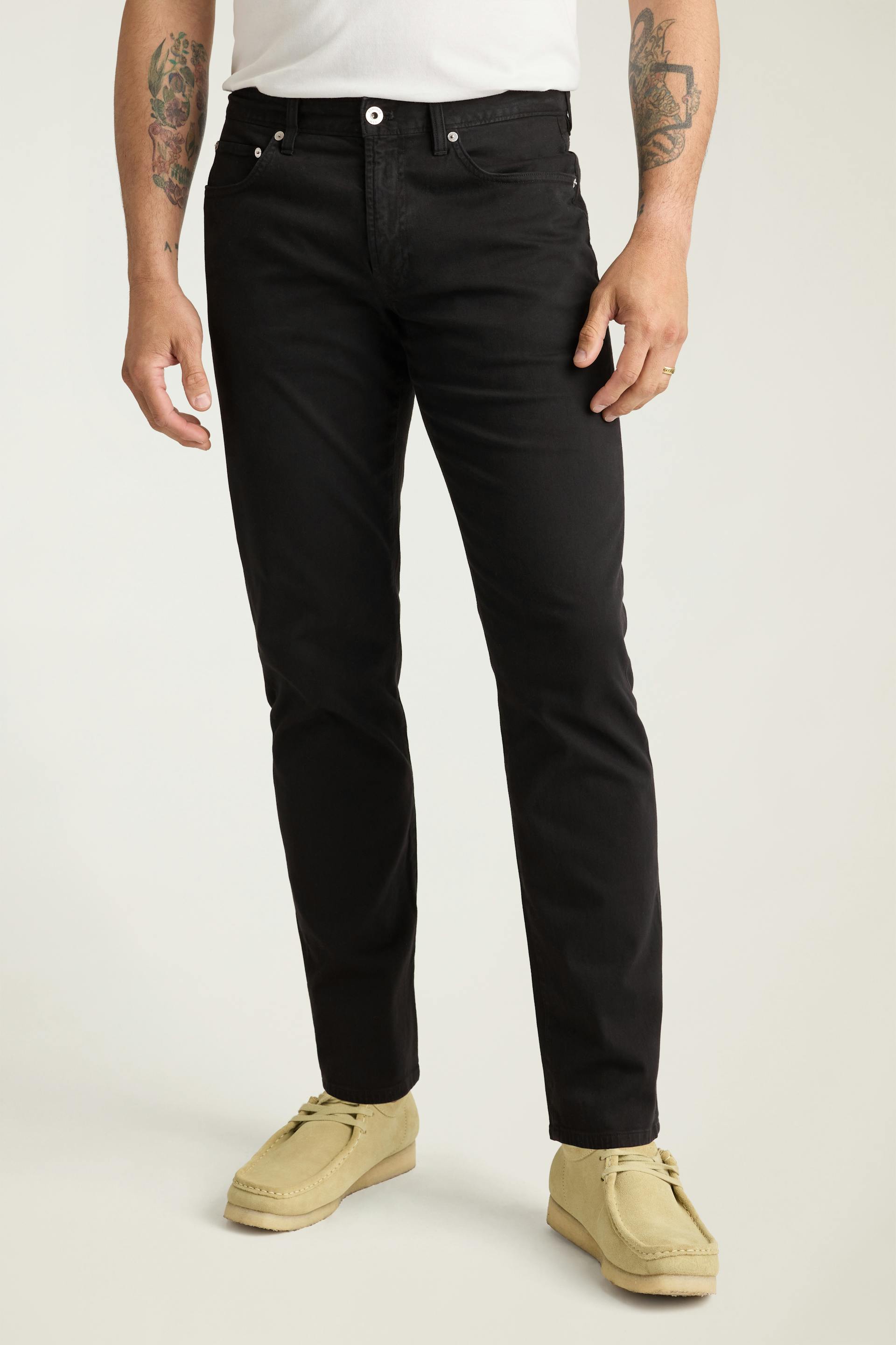 Italian Brushed 5-Pocket Pants