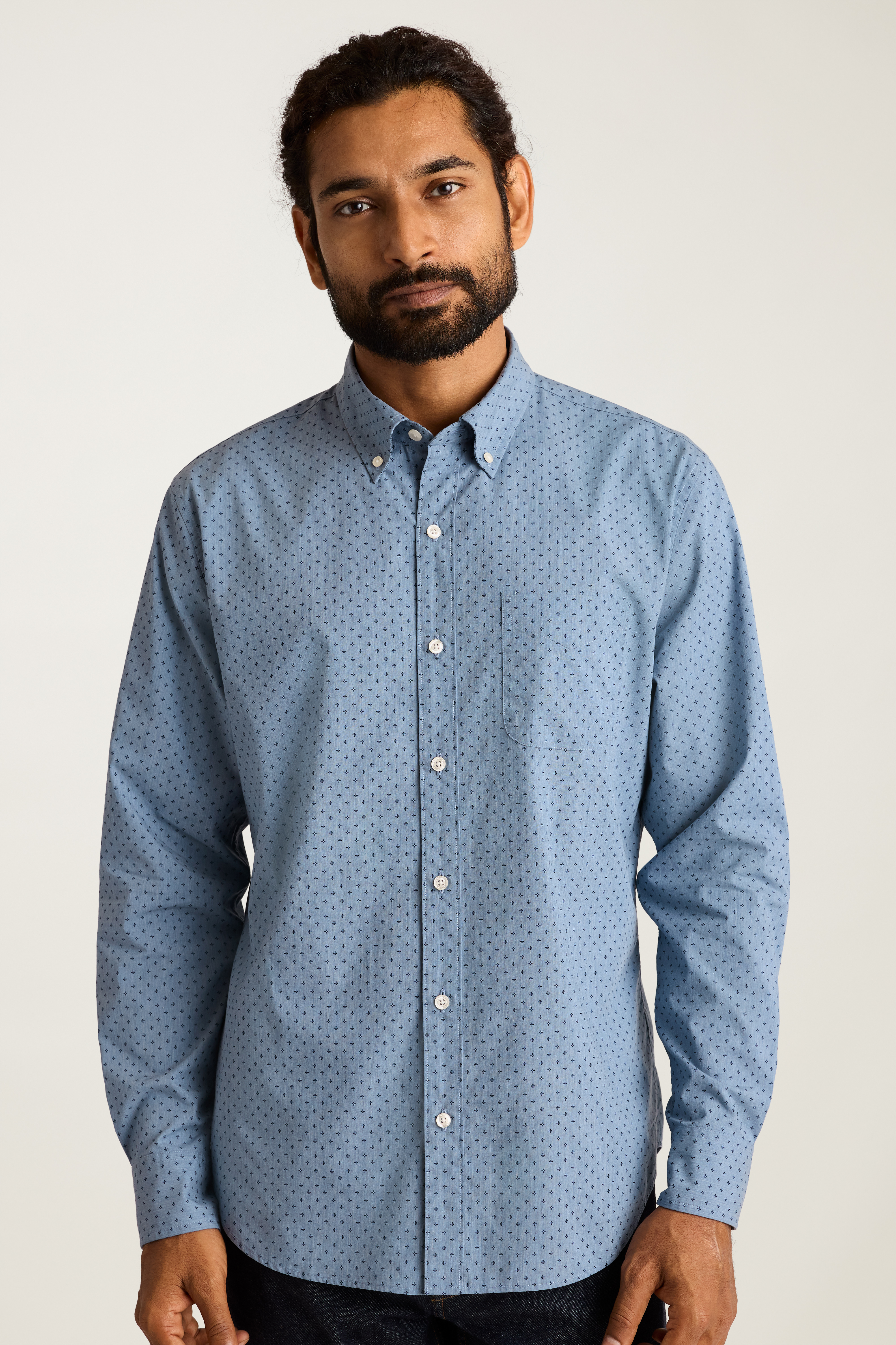 Everyday Shirt - Blue Florence Geo