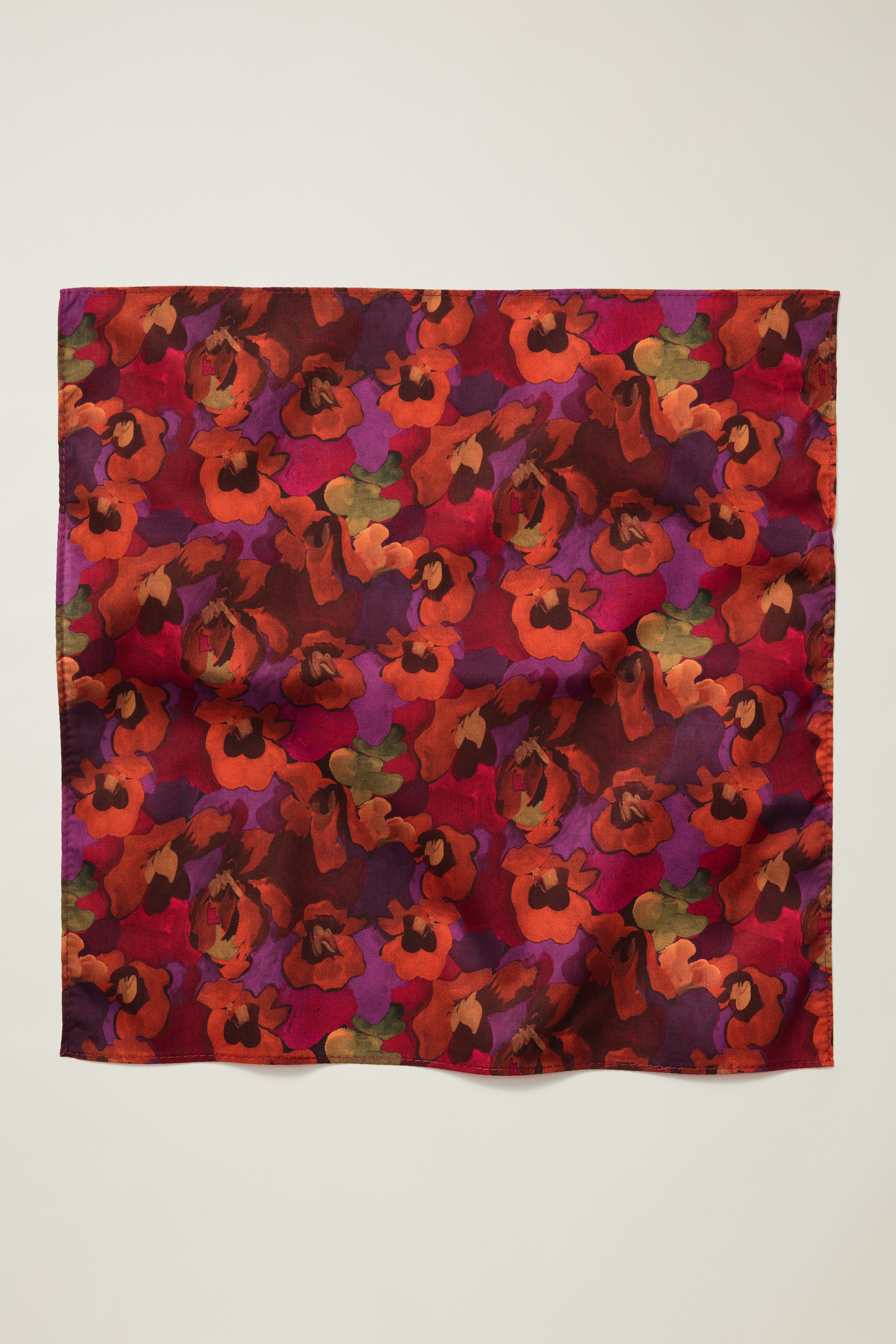 Cotton Pocket Square Made With Liberty Fabric