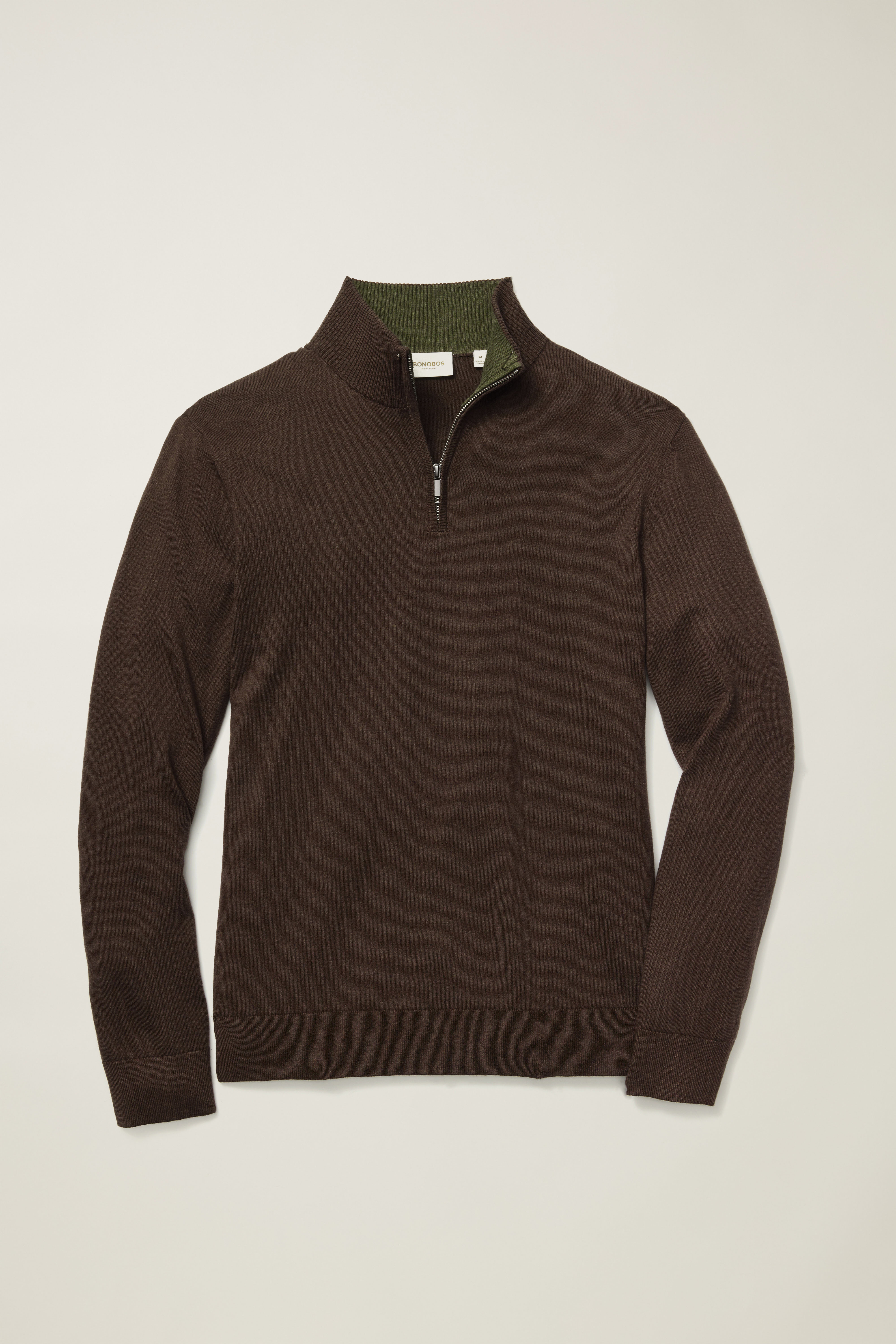 Washable Cotton Cashmere Quarter Zip | Bonobos