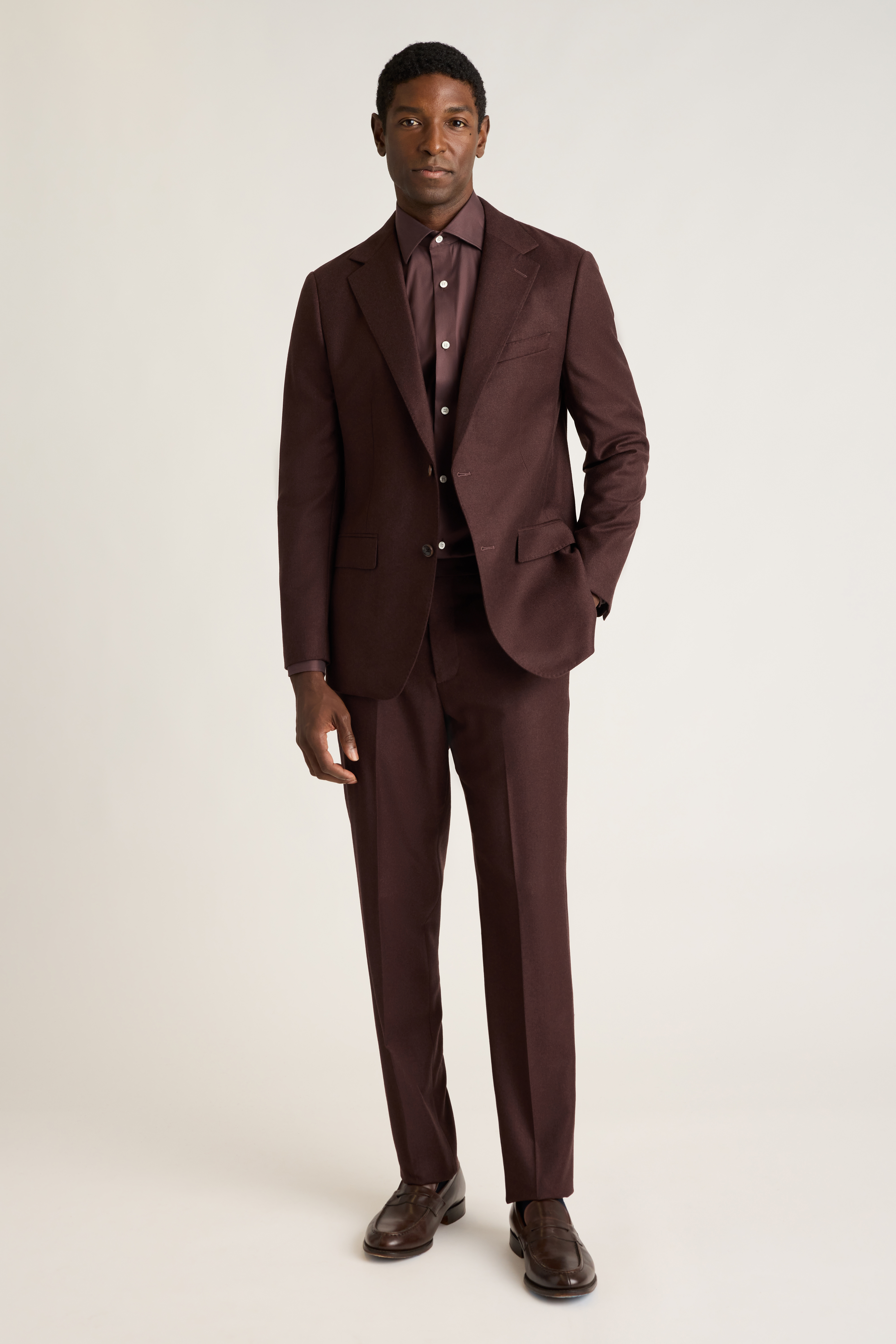 Jetsetter Italian Brushed Wool Suit