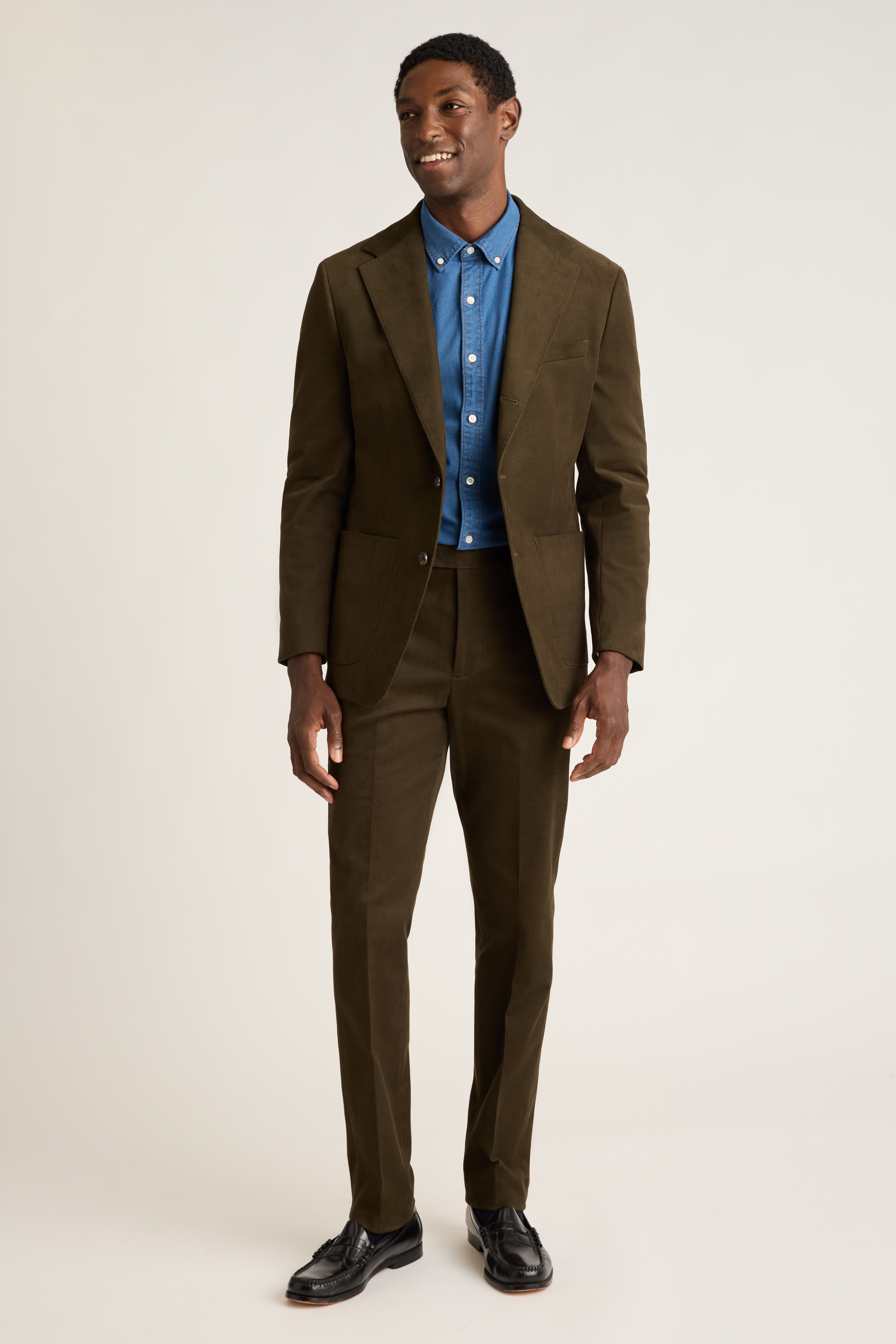 Jetsetter Italian Brushed Cotton Suit