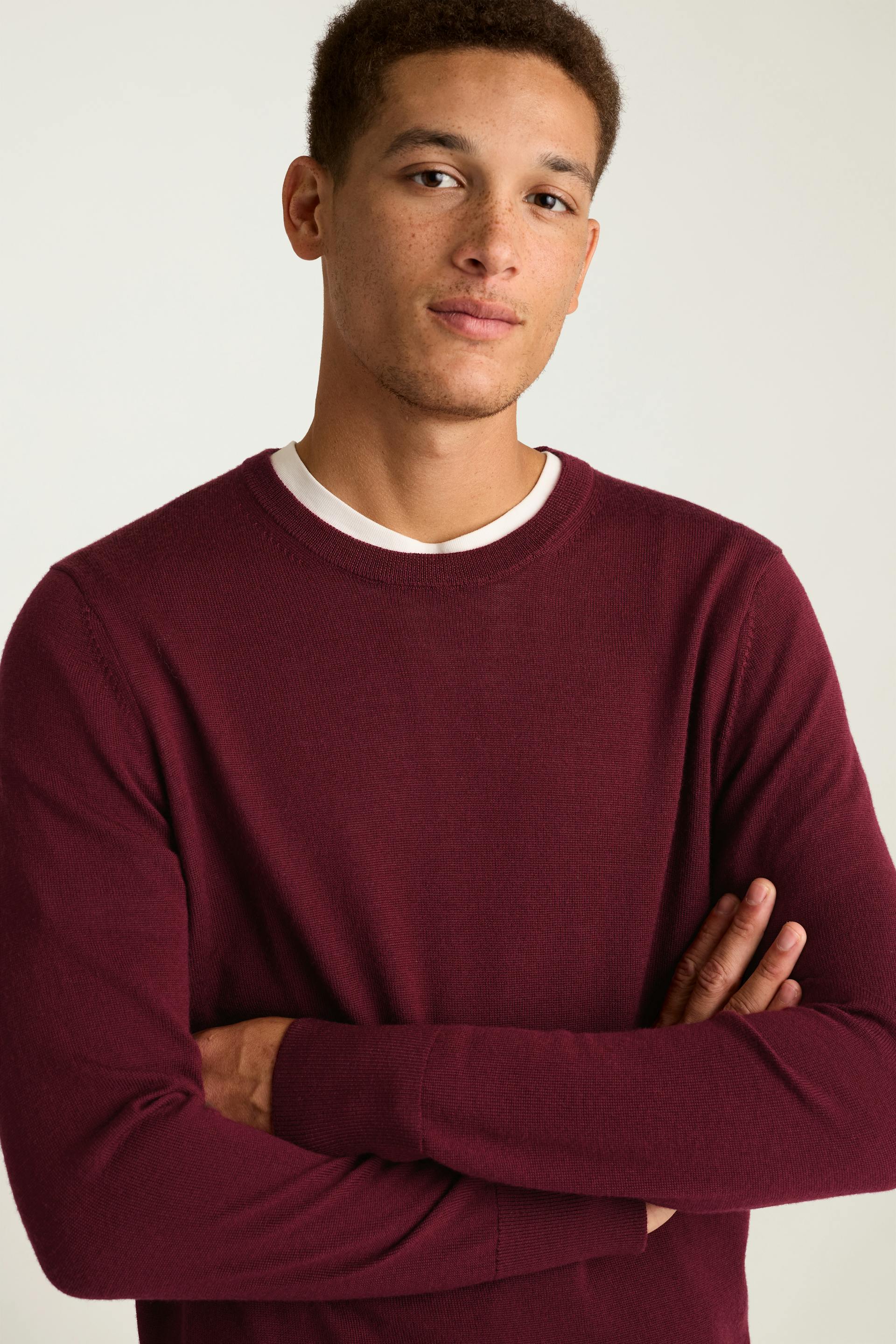 Washable Merino Crew Neck Sweater