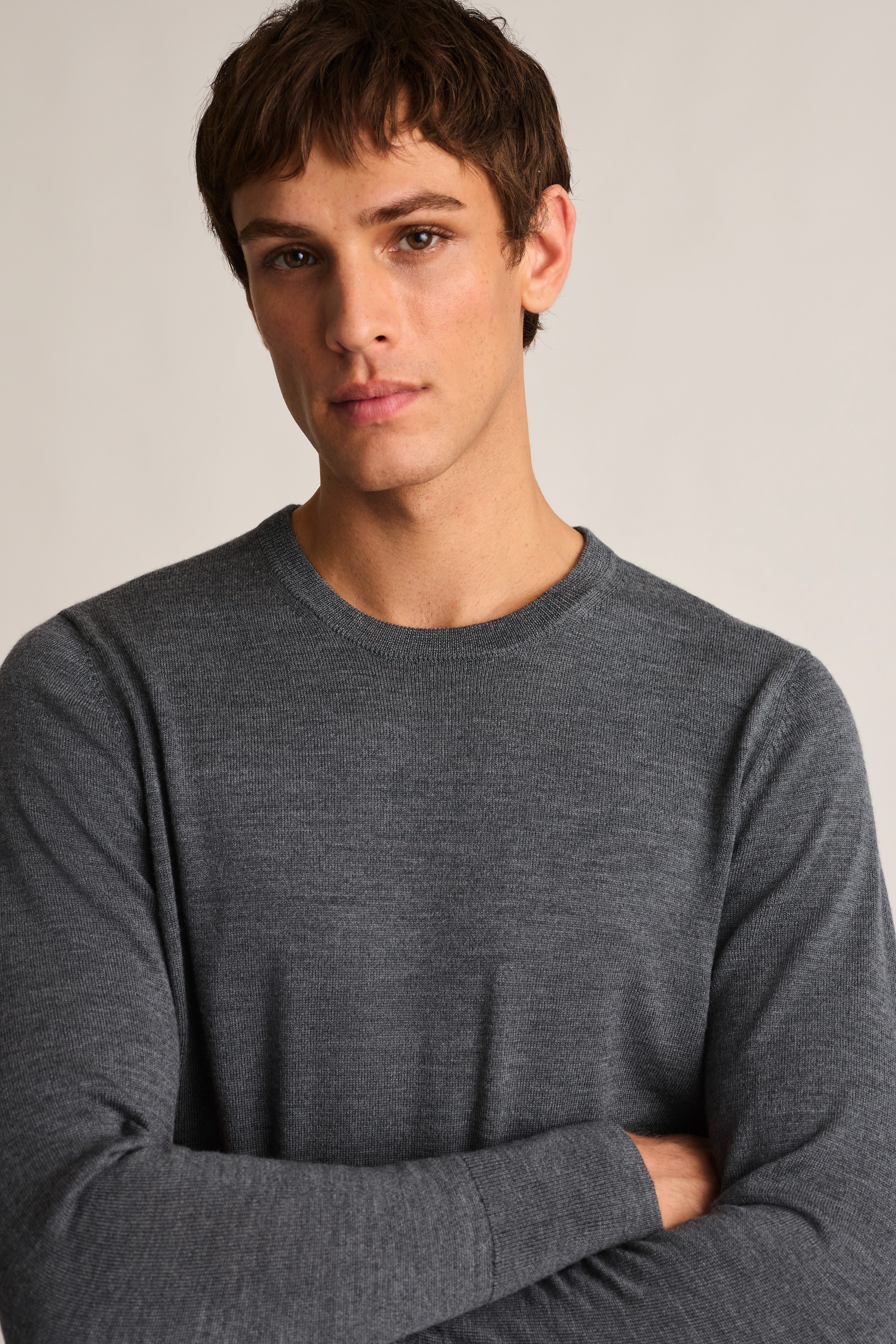 Washable Merino Crew Neck Sweater