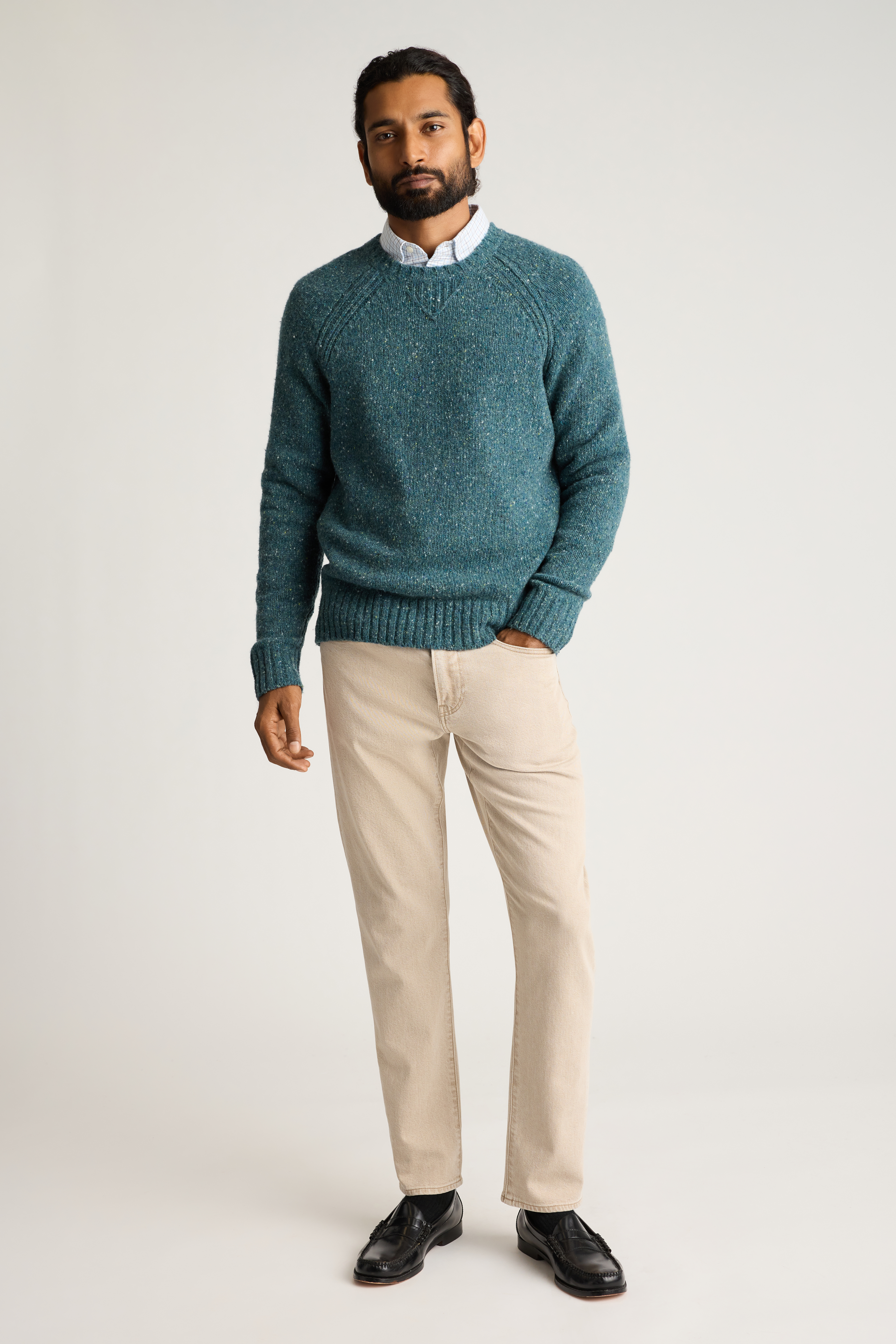 Donegal Crew Neck Sweater