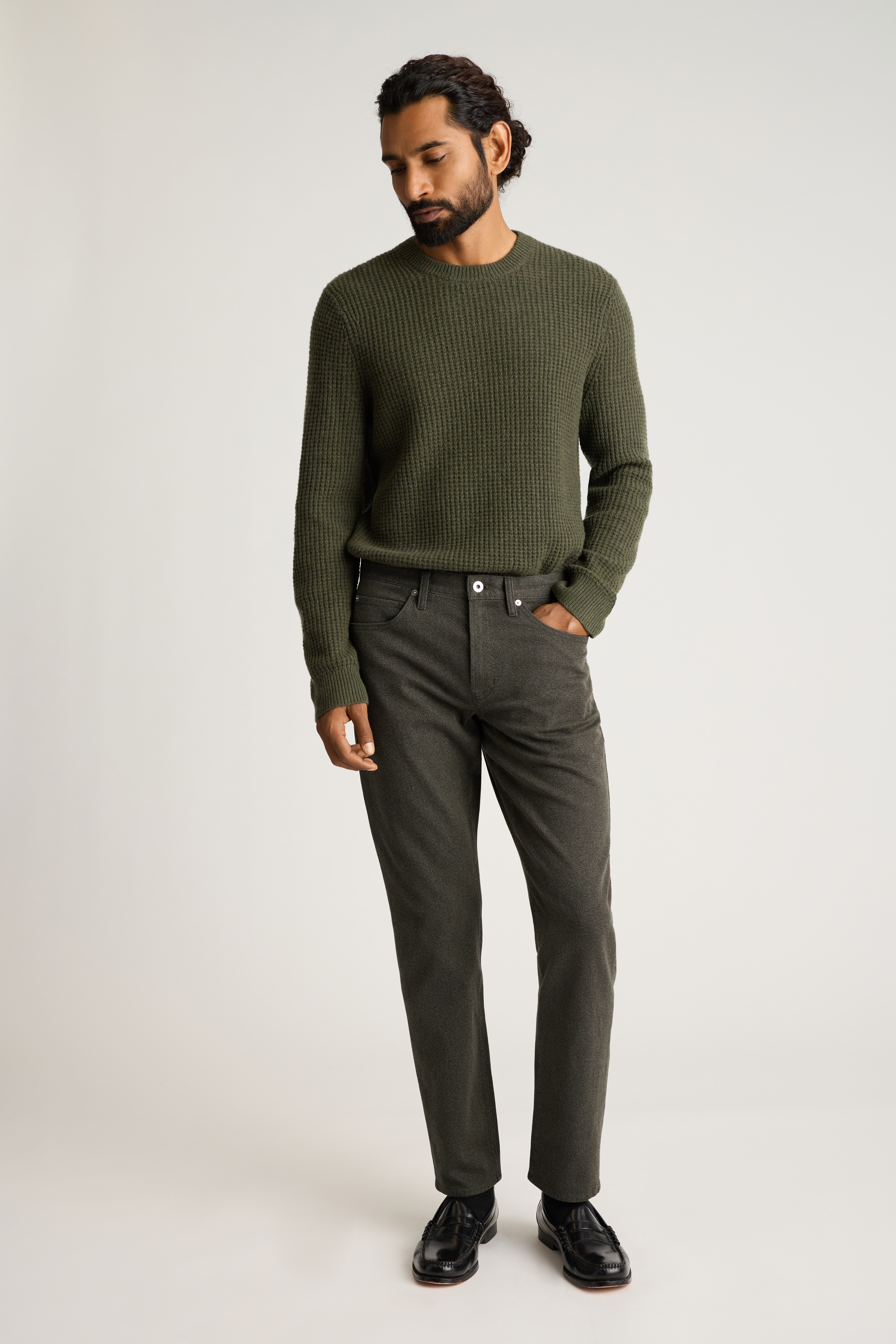 Italian Cashmere Crew Neck Sweater