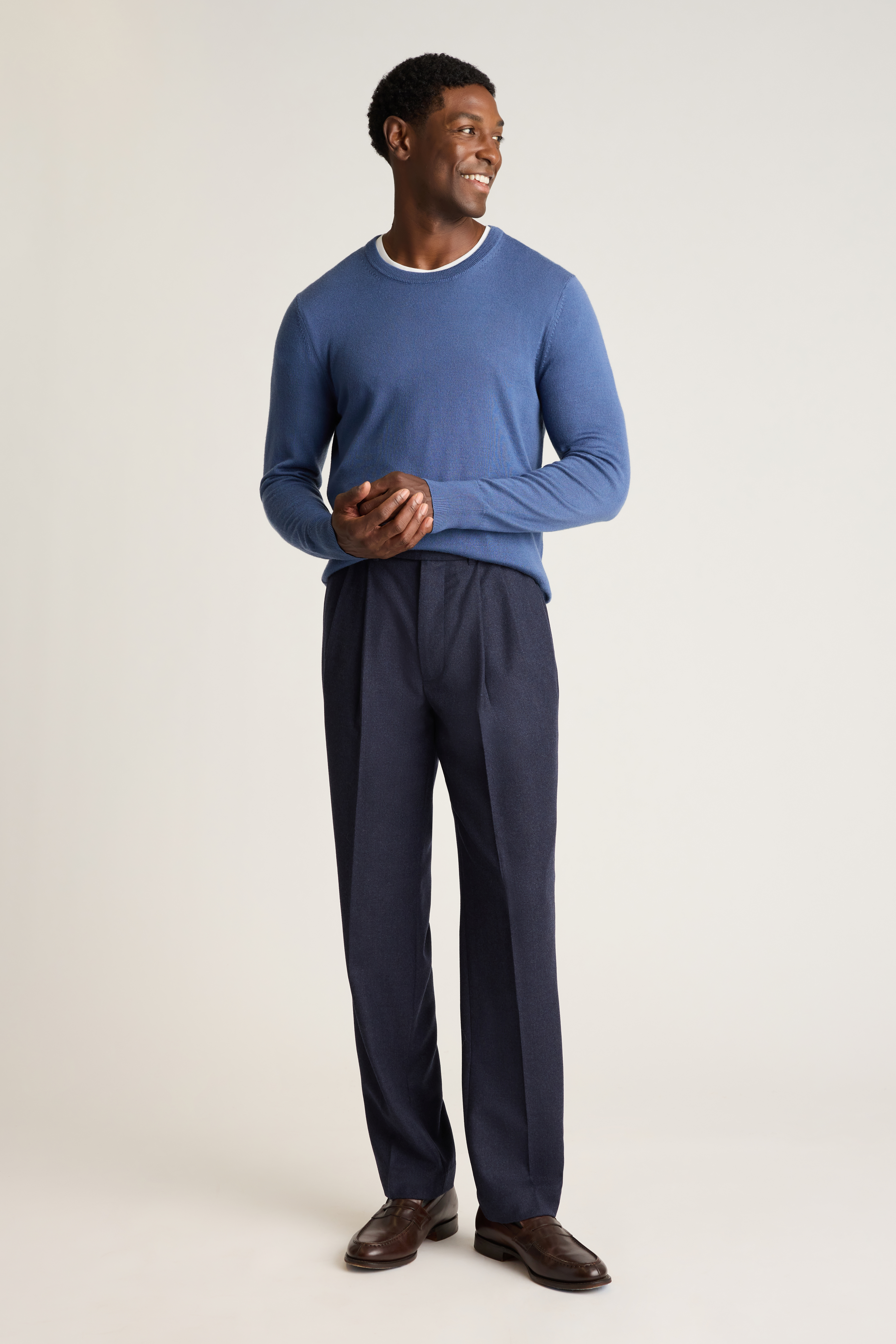 Italian Pleated Wool Trouser