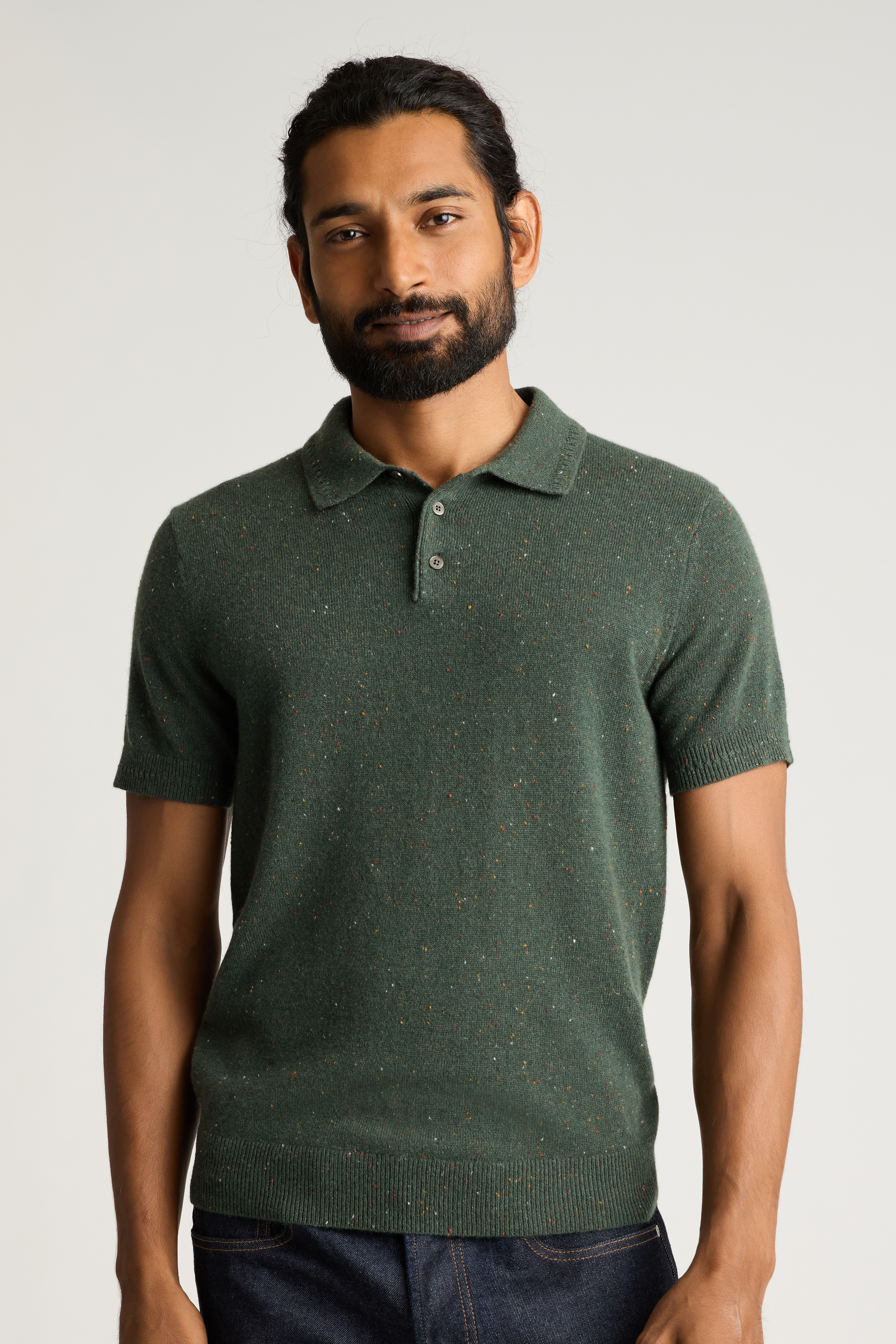 Cashmere Sweater Polo