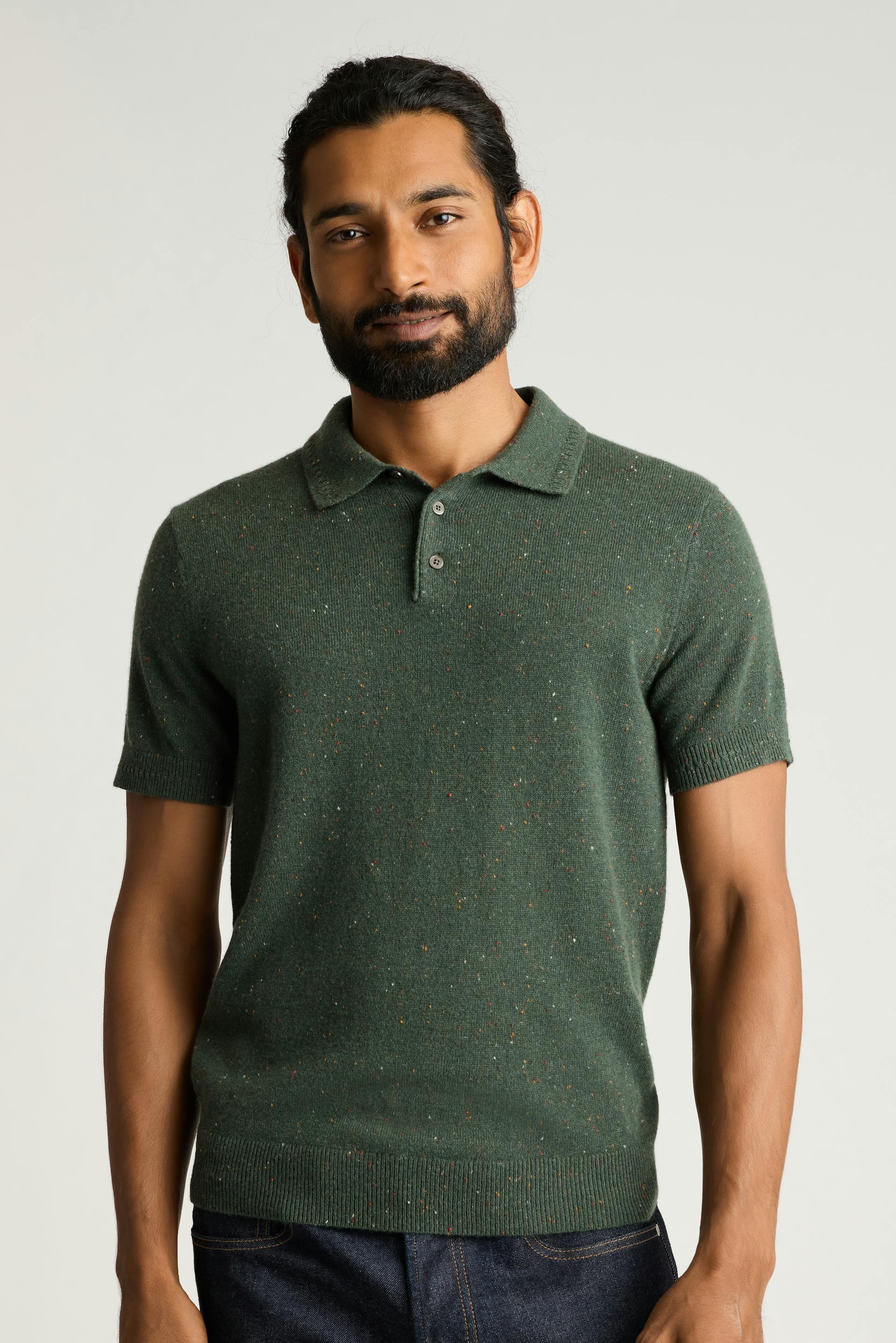 Cashmere Sweater Polo