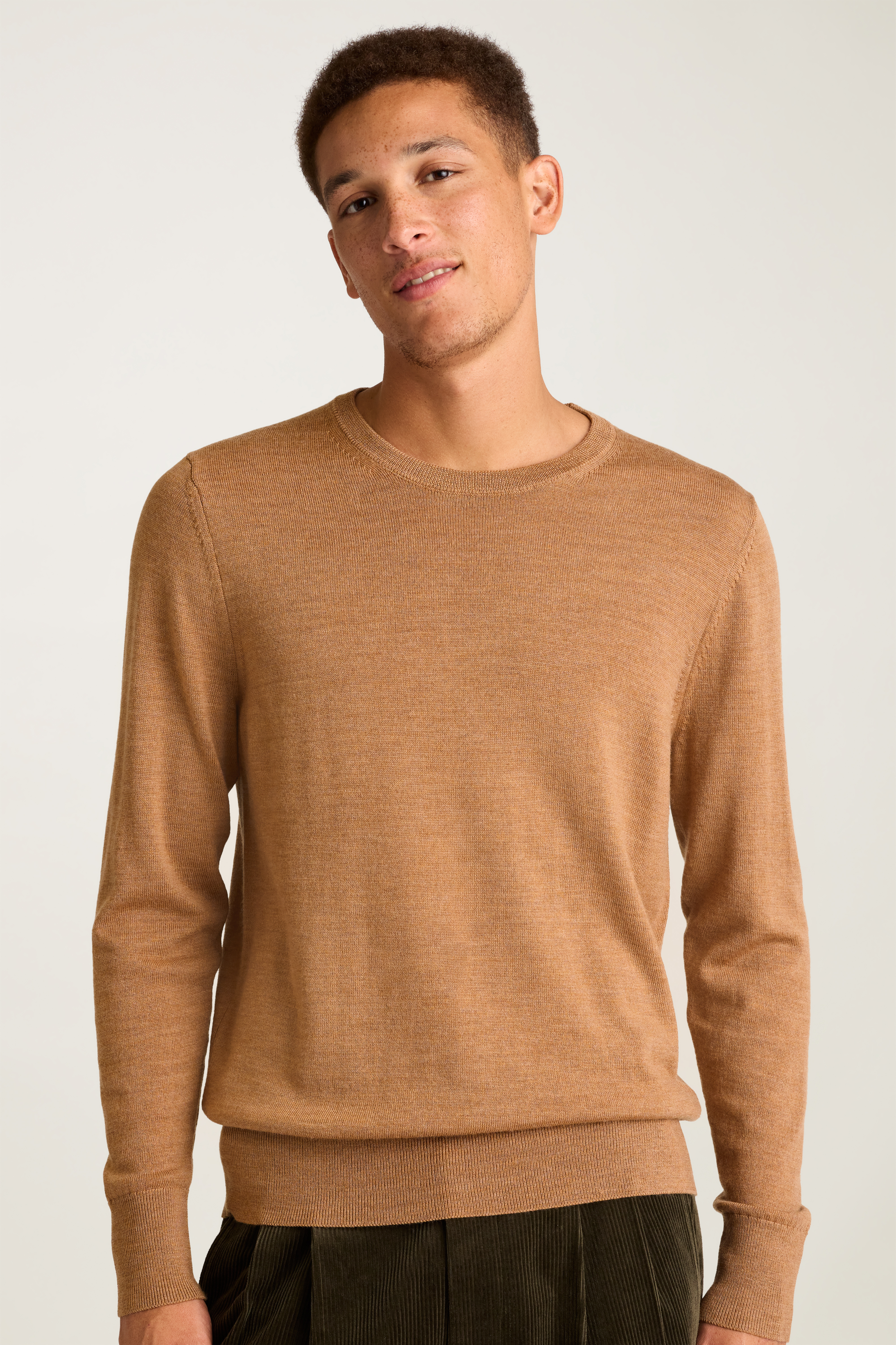 Washable Merino Crew Neck Sweater