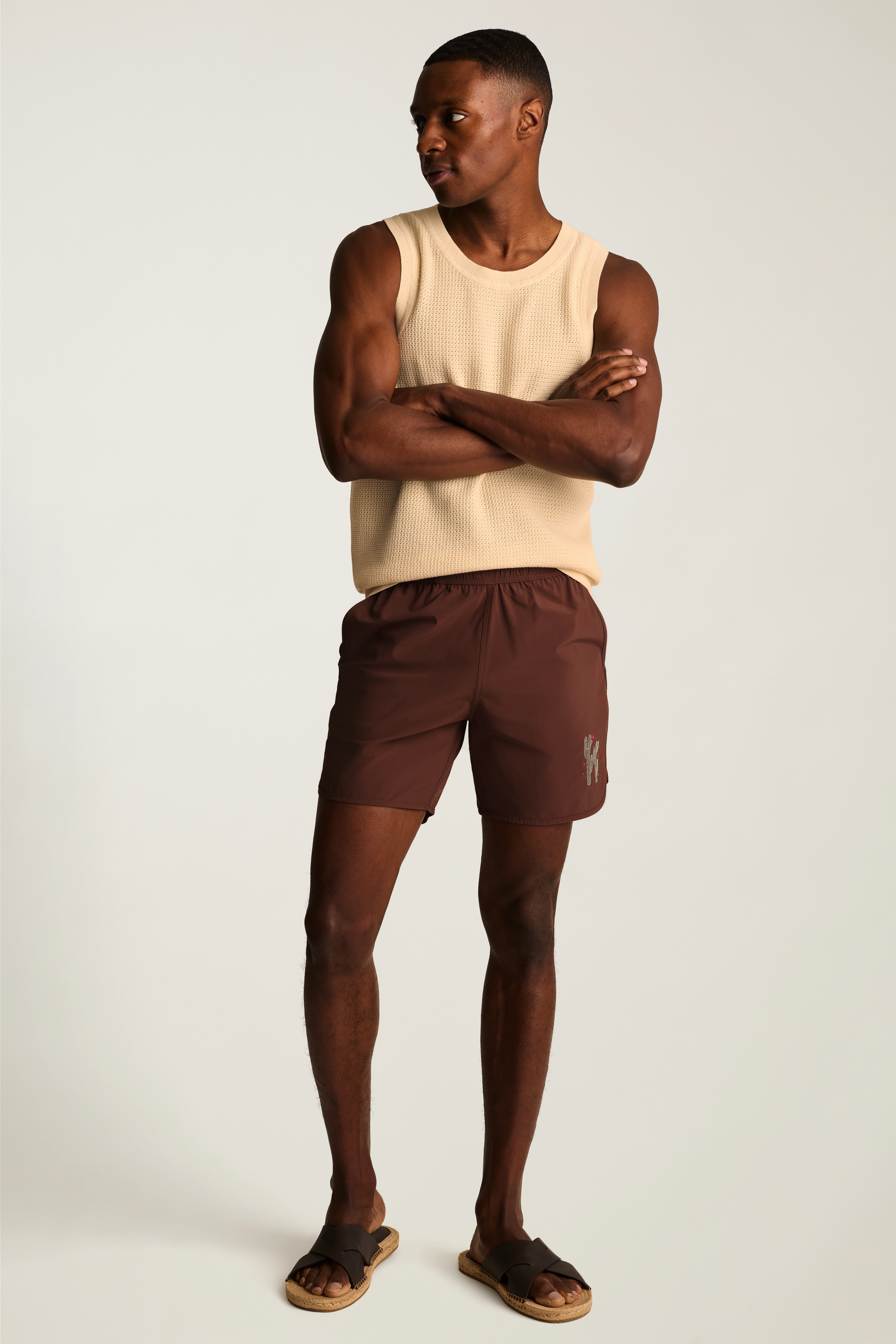 Throwback Swim Trunks - Main Image