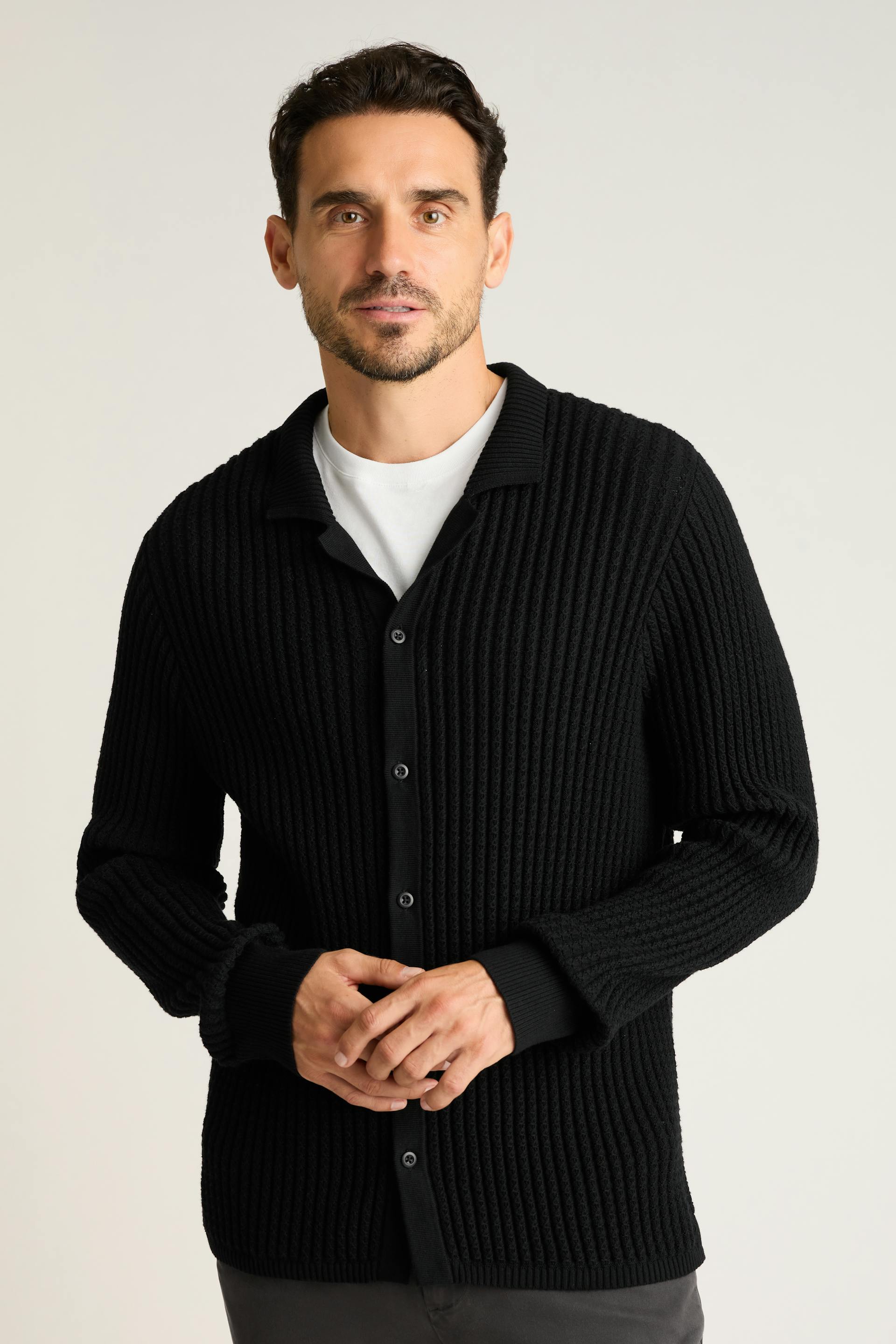 Hudson Long Sleeve Sweater Polo
