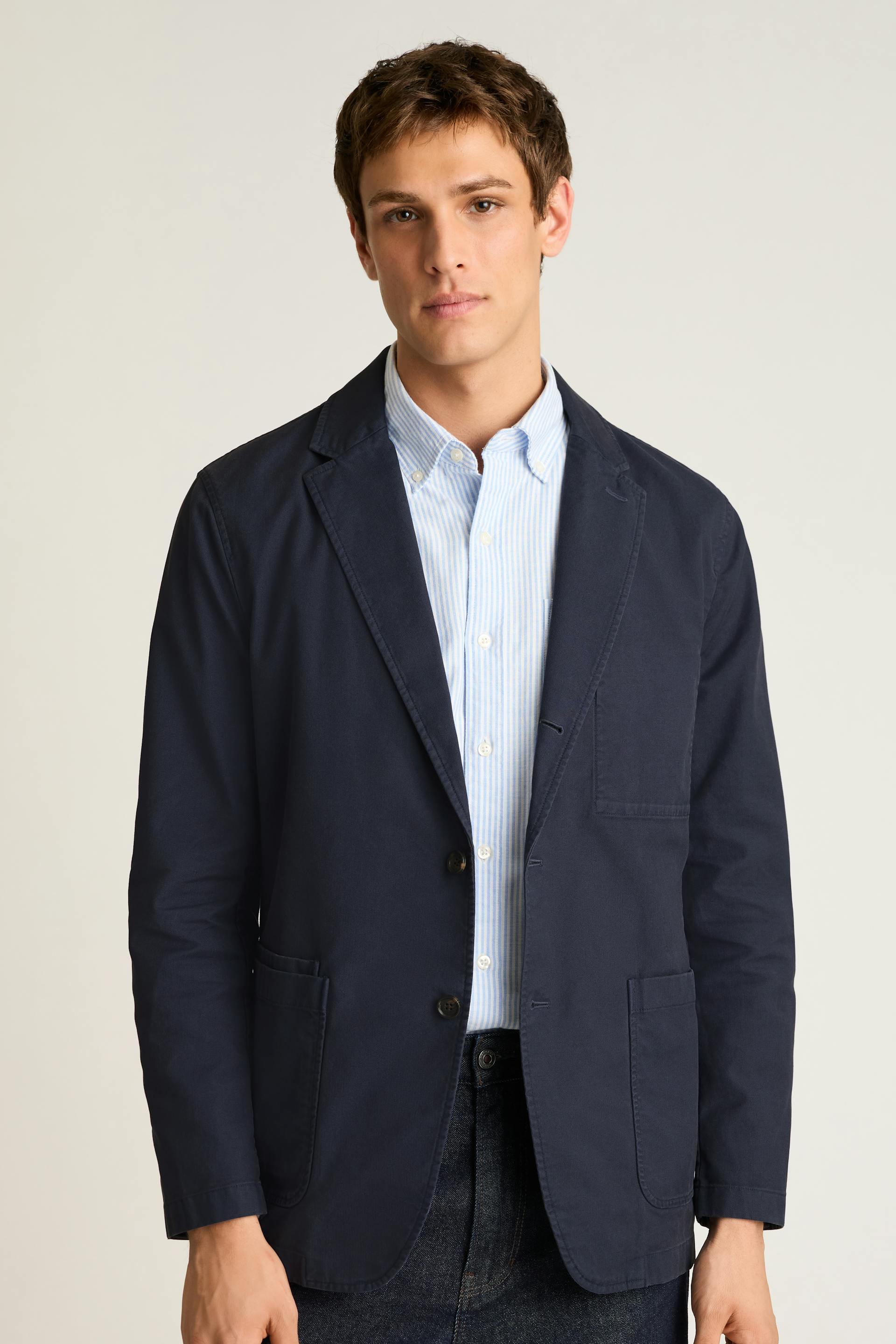 Jetsetter Washed Cotton Blazer