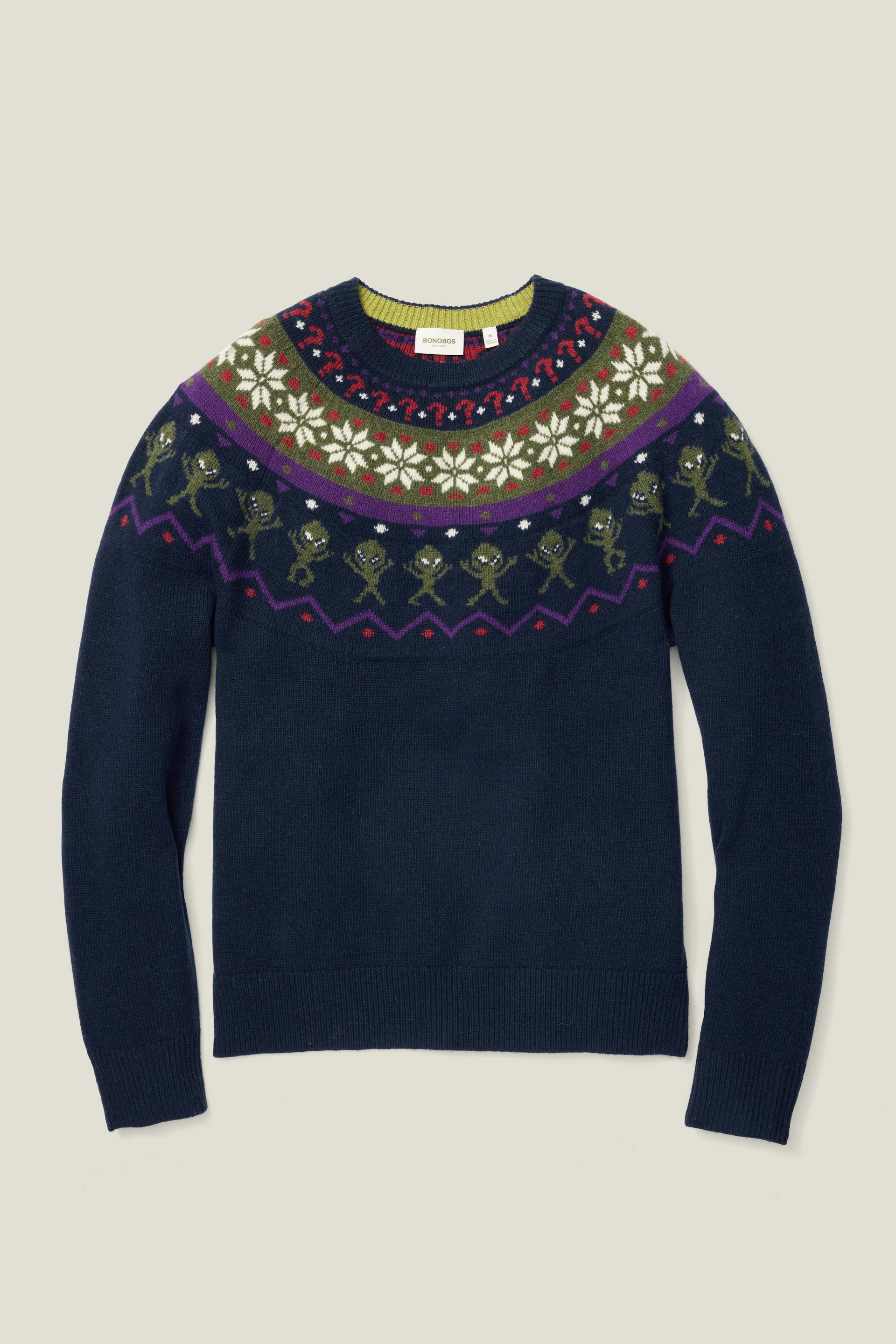 Phone Home Fair Isle Sweater