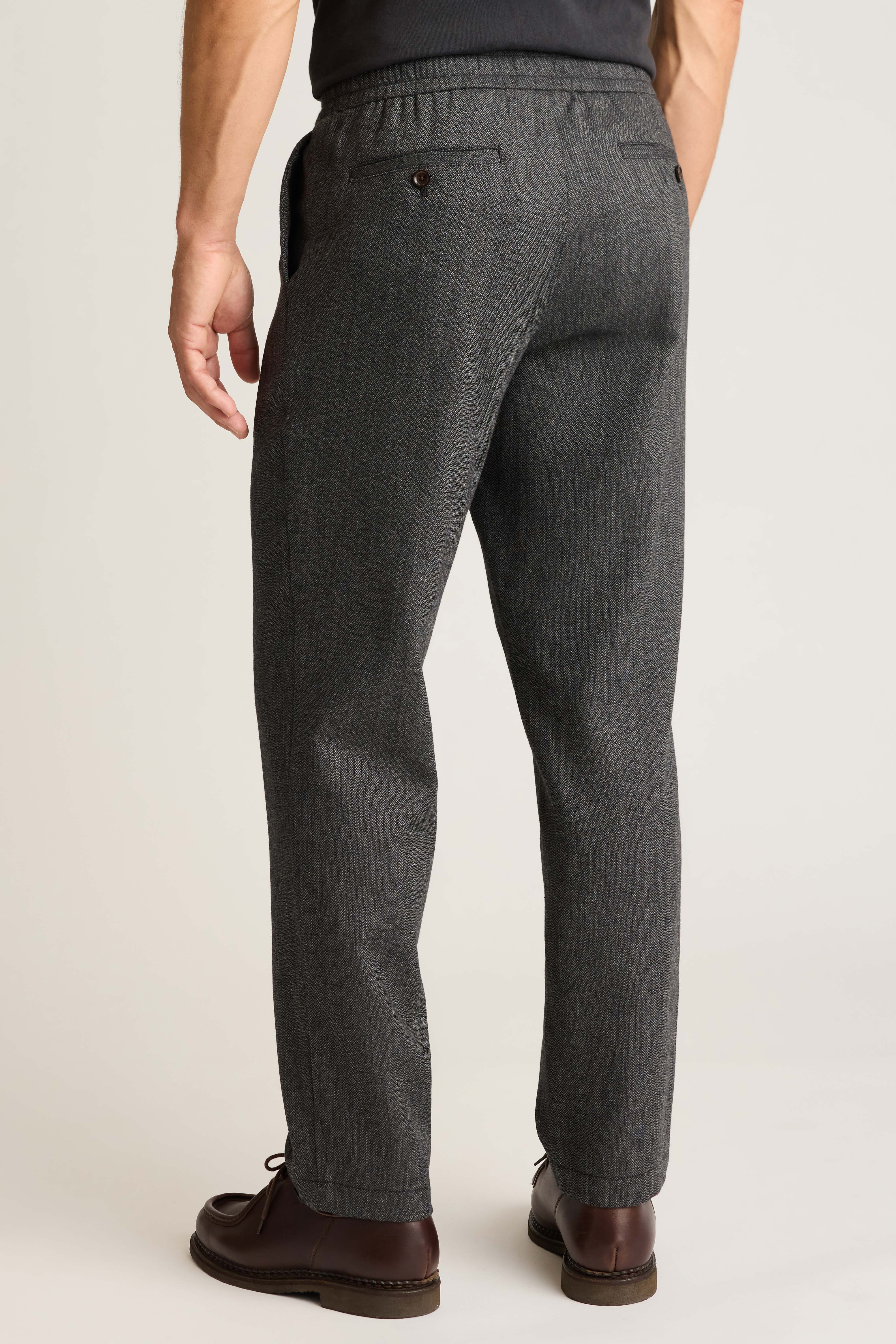 white christmas dresses 508-5 Men's Regular Fit Flat Front Wool Suit Pant – KevinJamesMenswear main image 1
