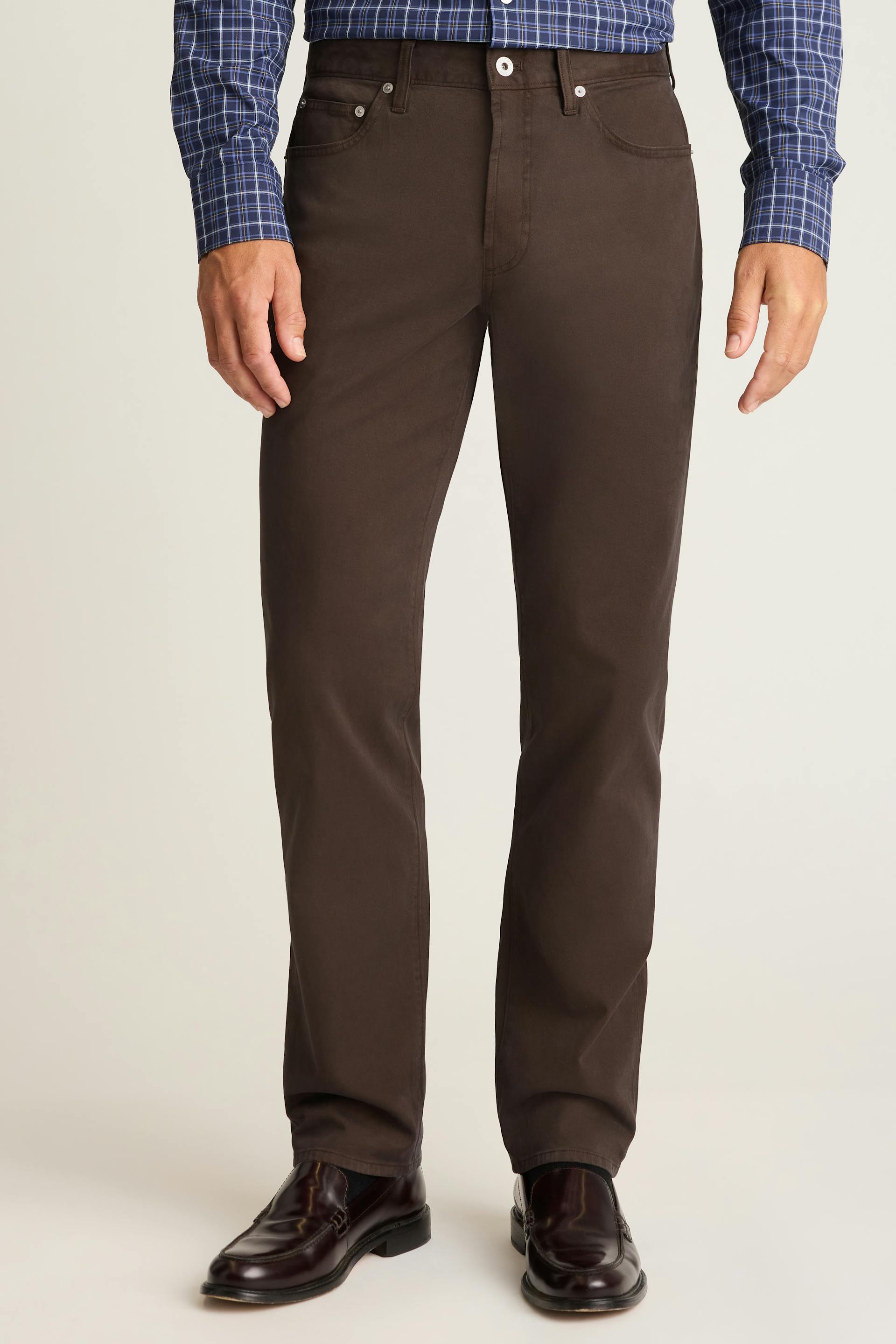 Italian Brushed 5-Pocket Pants