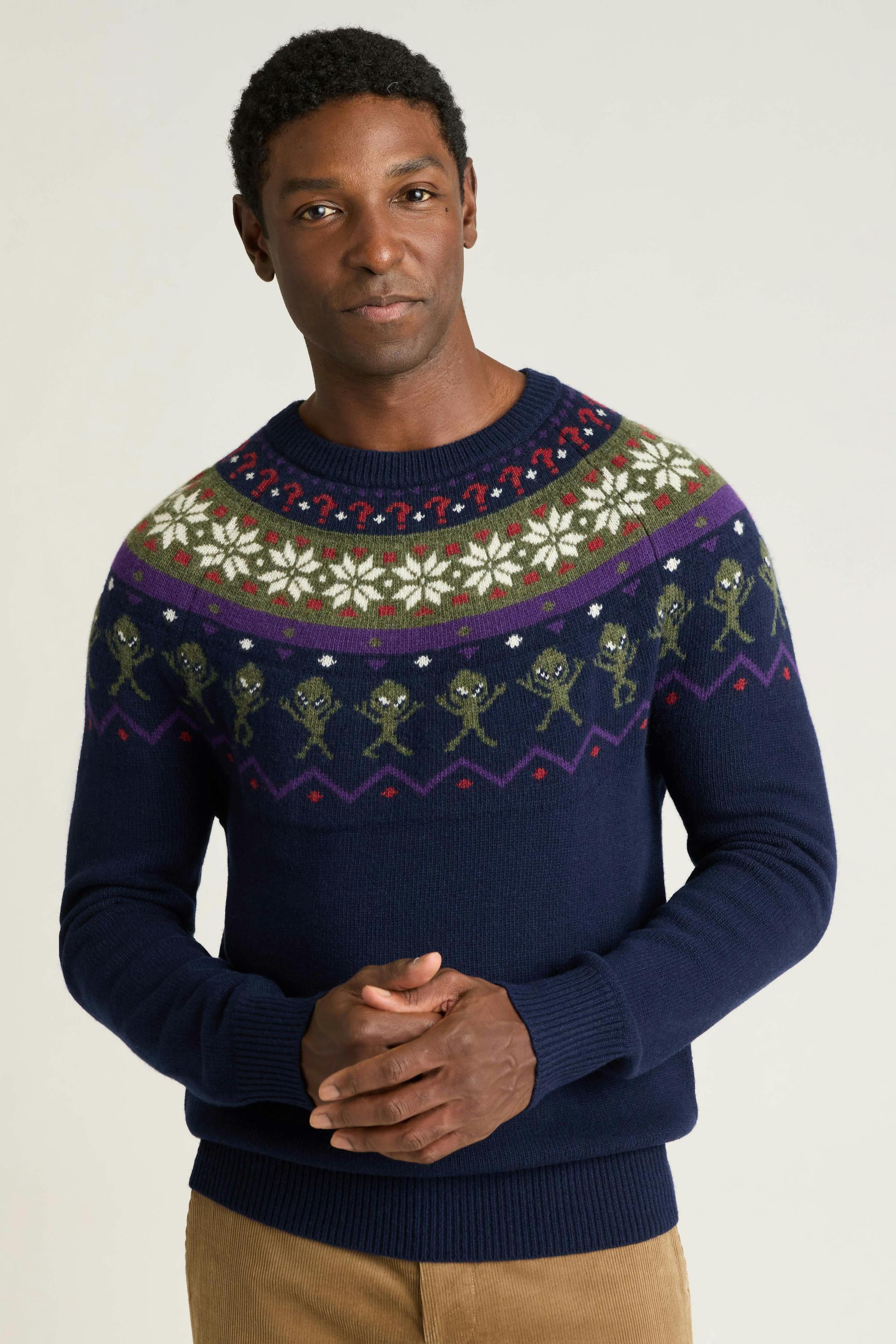 Phone Home Fair Isle Sweater