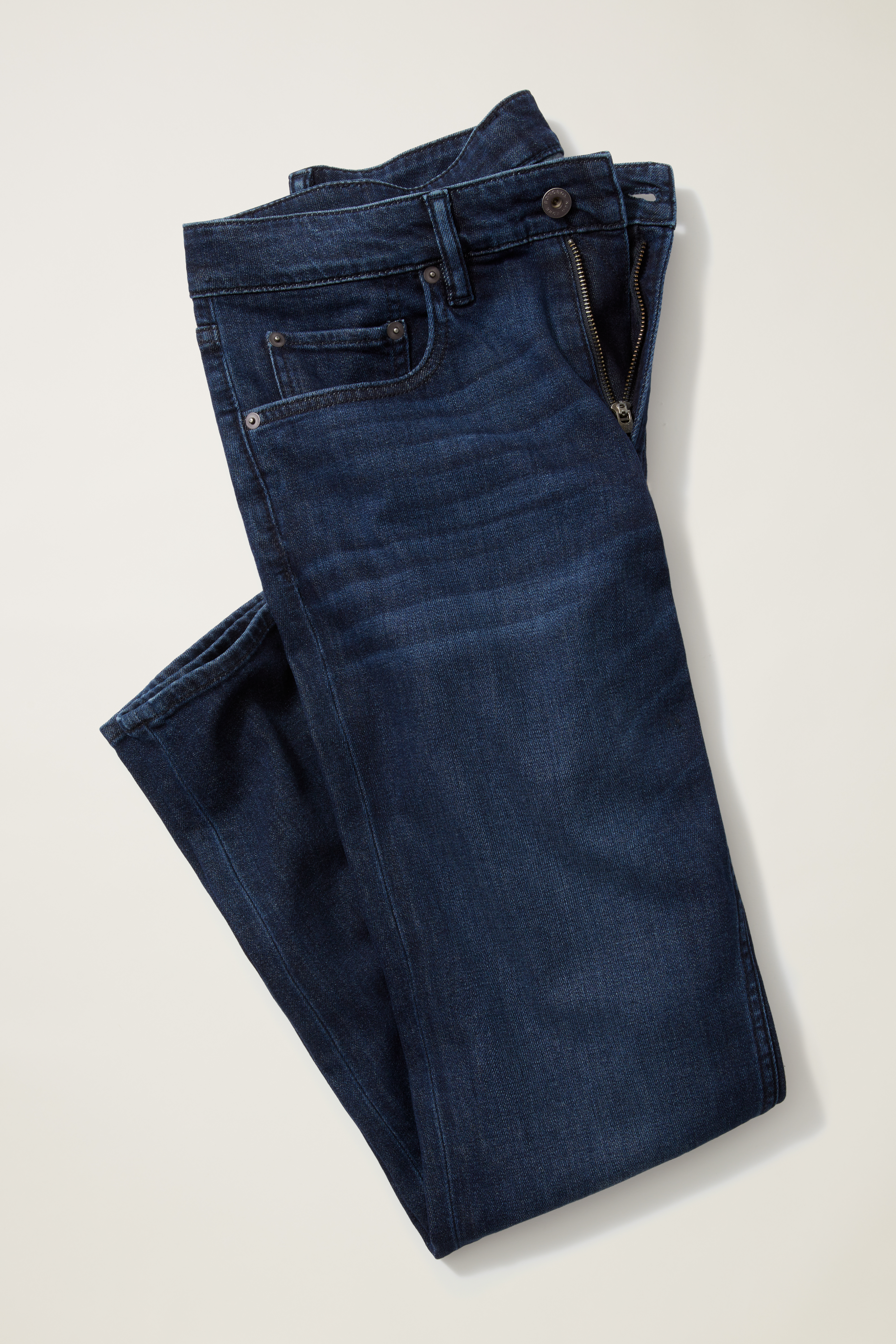 Stretch Lightweight Jeans - Straight Fit