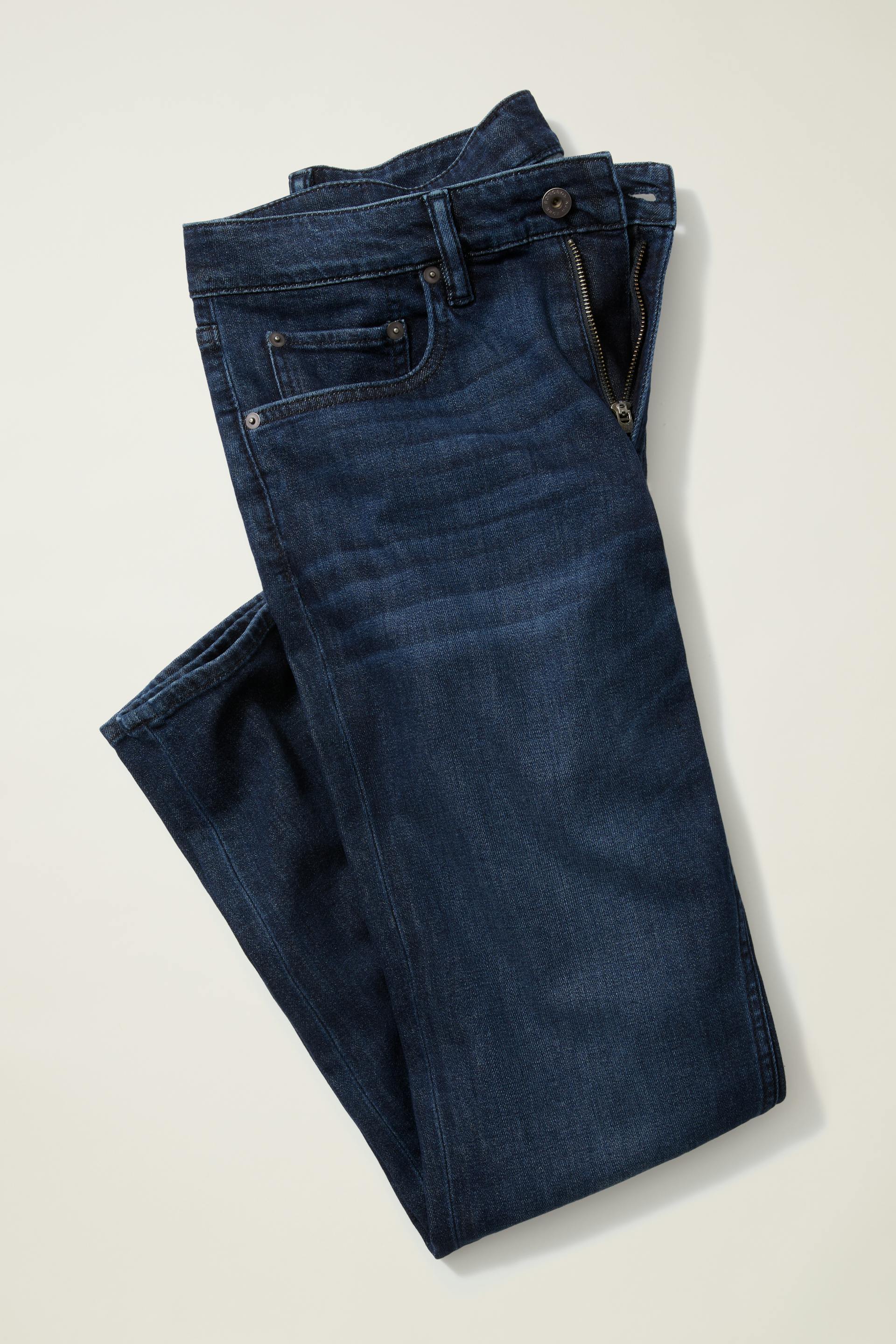 Stretch Lightweight Jeans - Straight Fit
