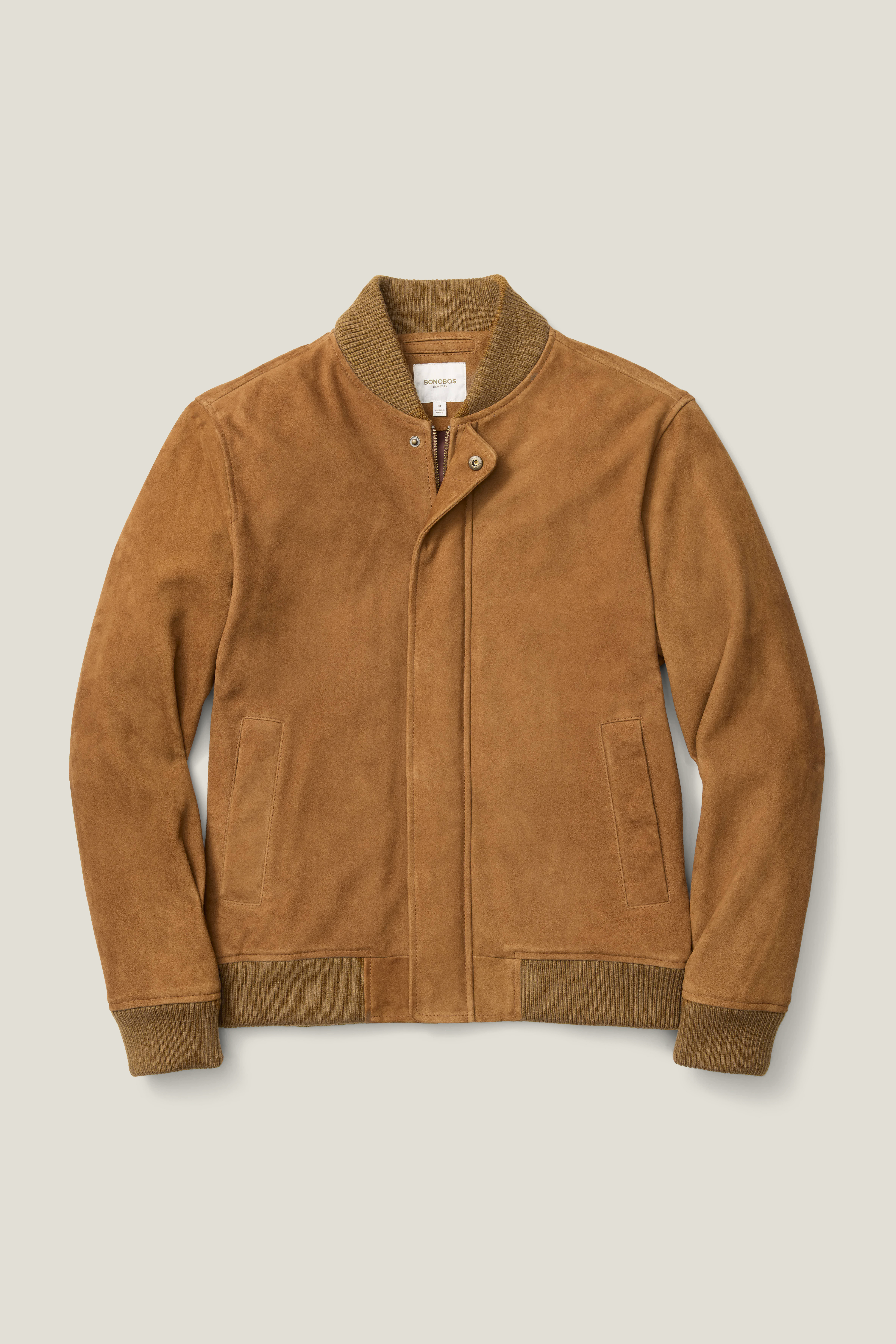 The Suede Bomber Jacket