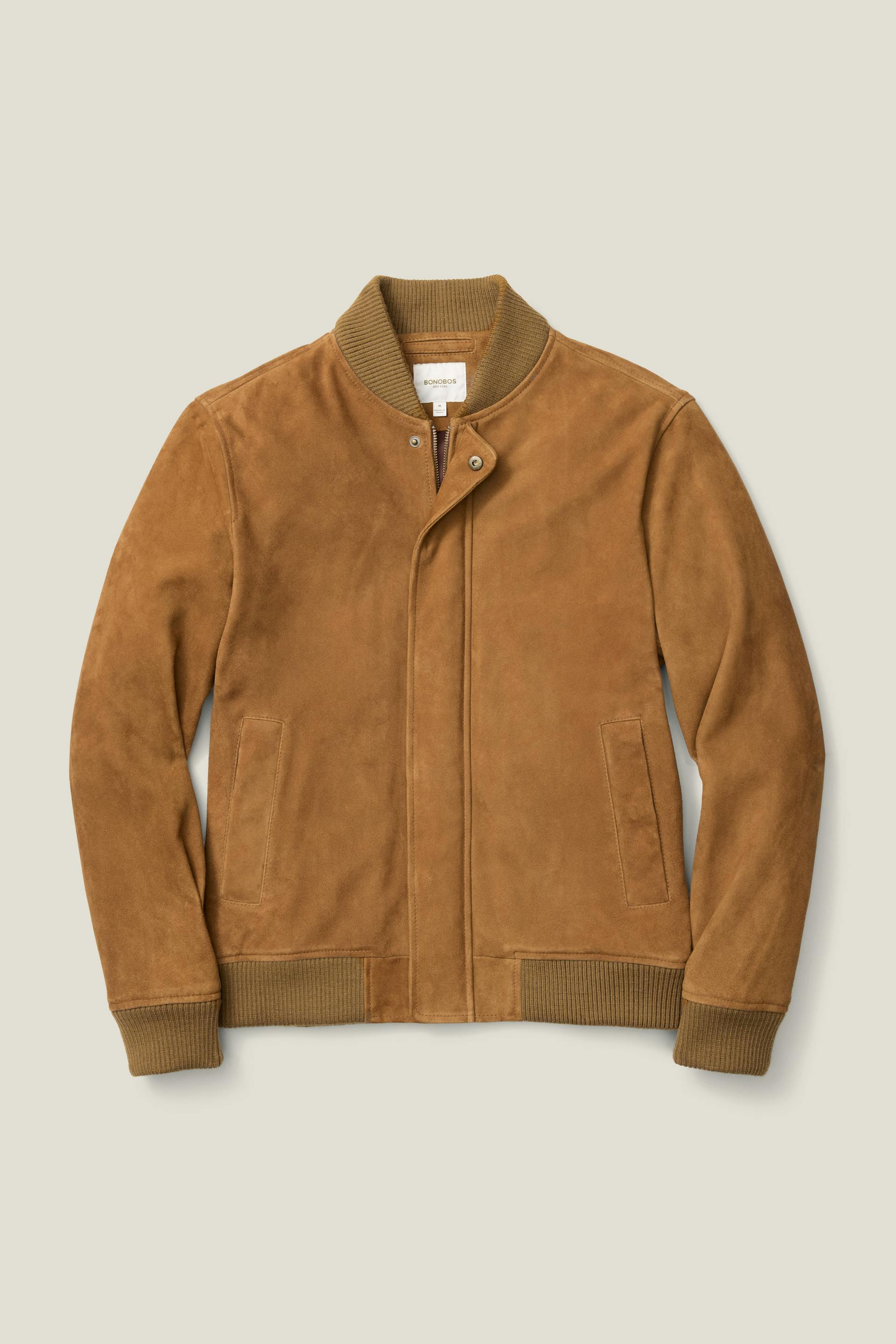The Suede Bomber Jacket