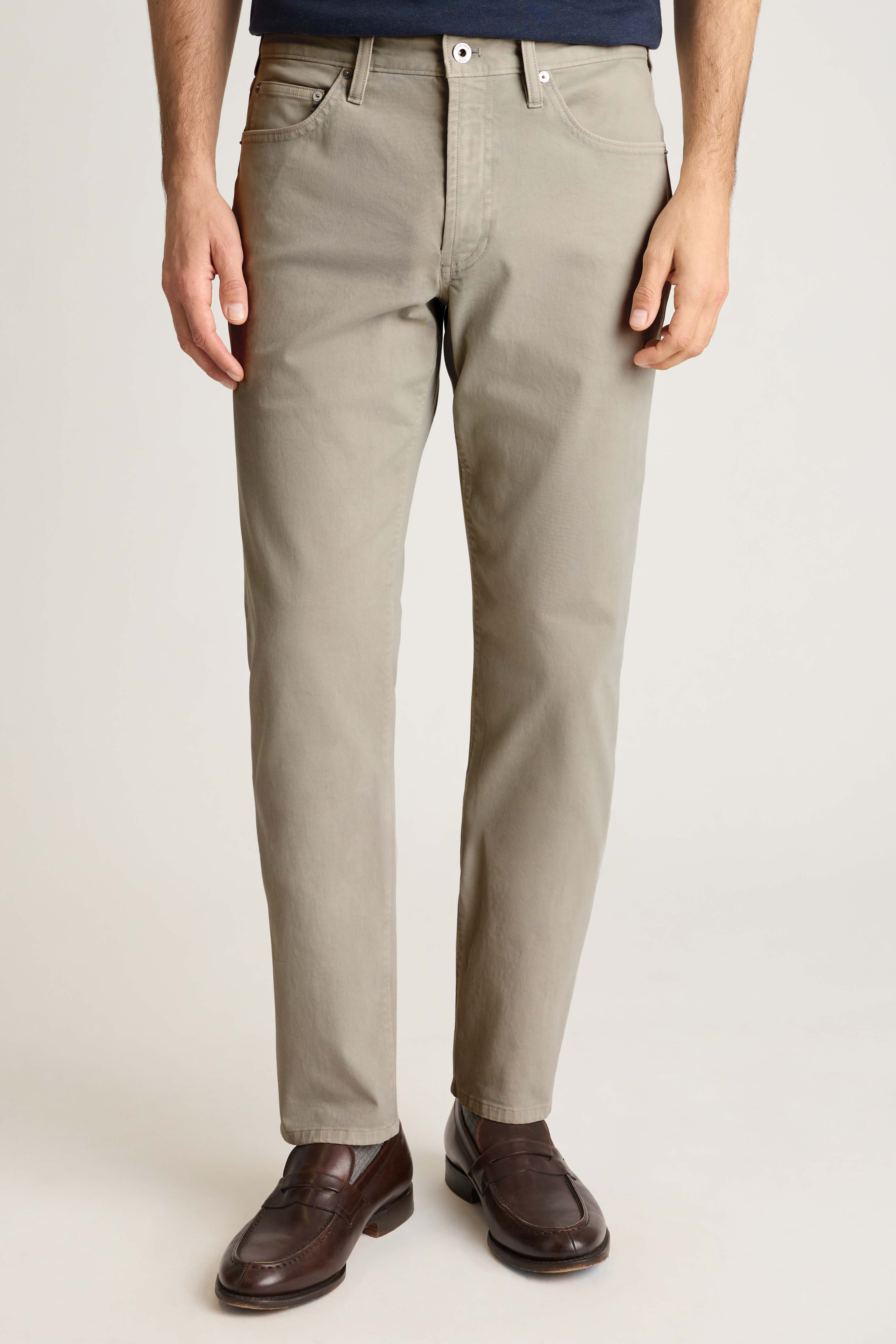 Italian Brushed 5-Pocket Pants