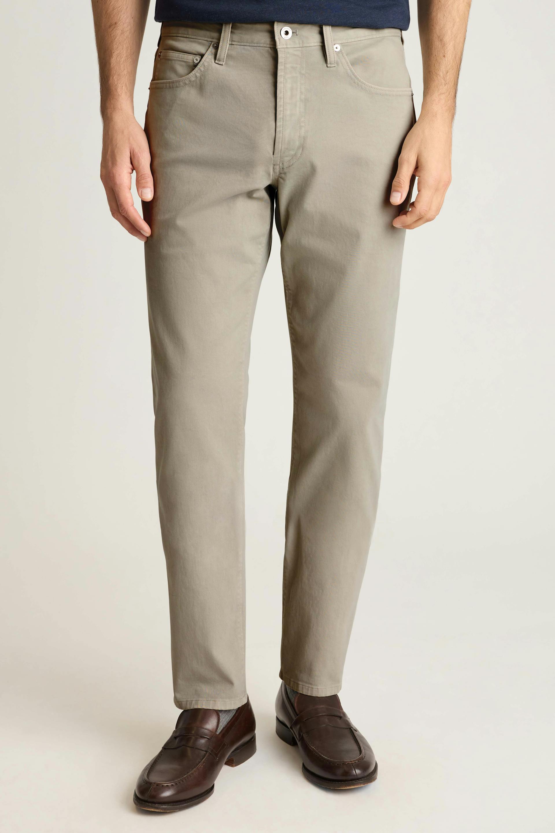 Italian Brushed 5-Pocket Pants