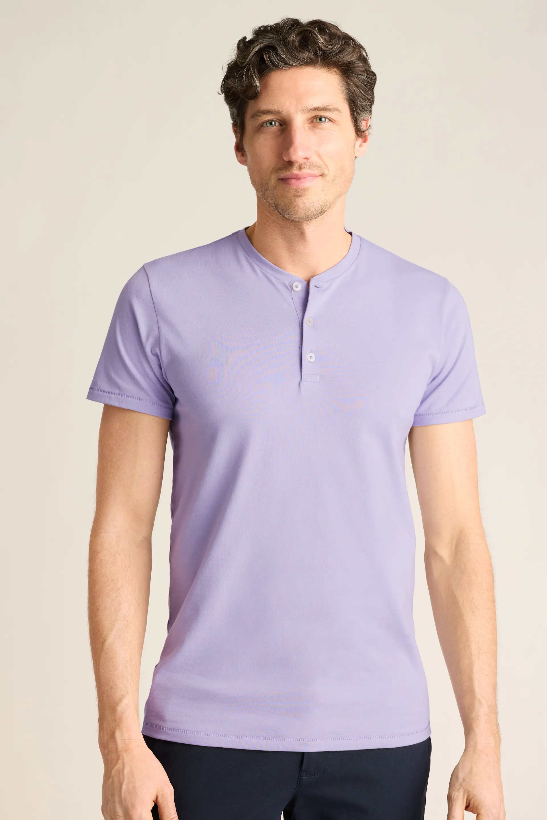 Pima Performance Short Sleeve Henley