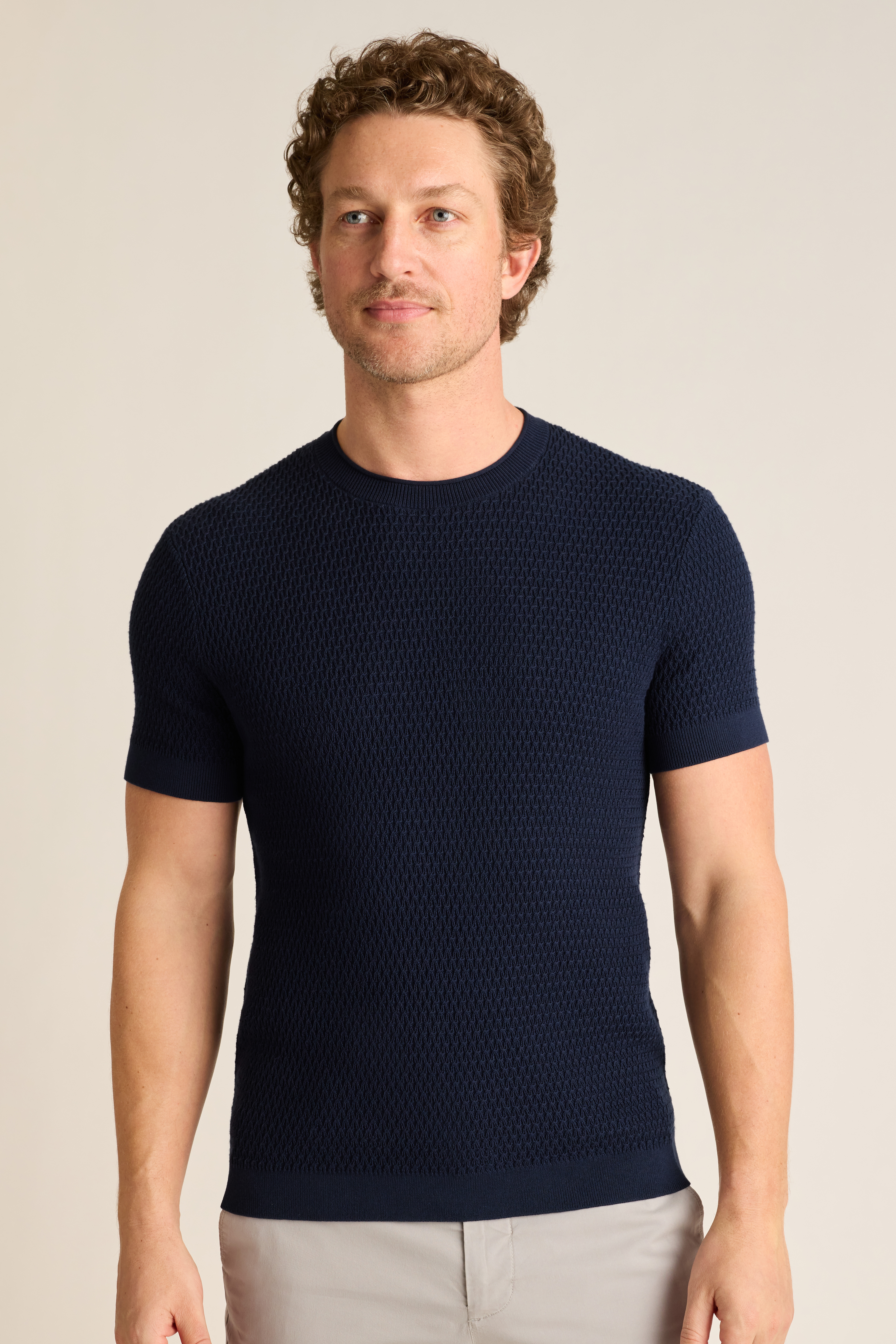 Refined Cotton Sweater Tee