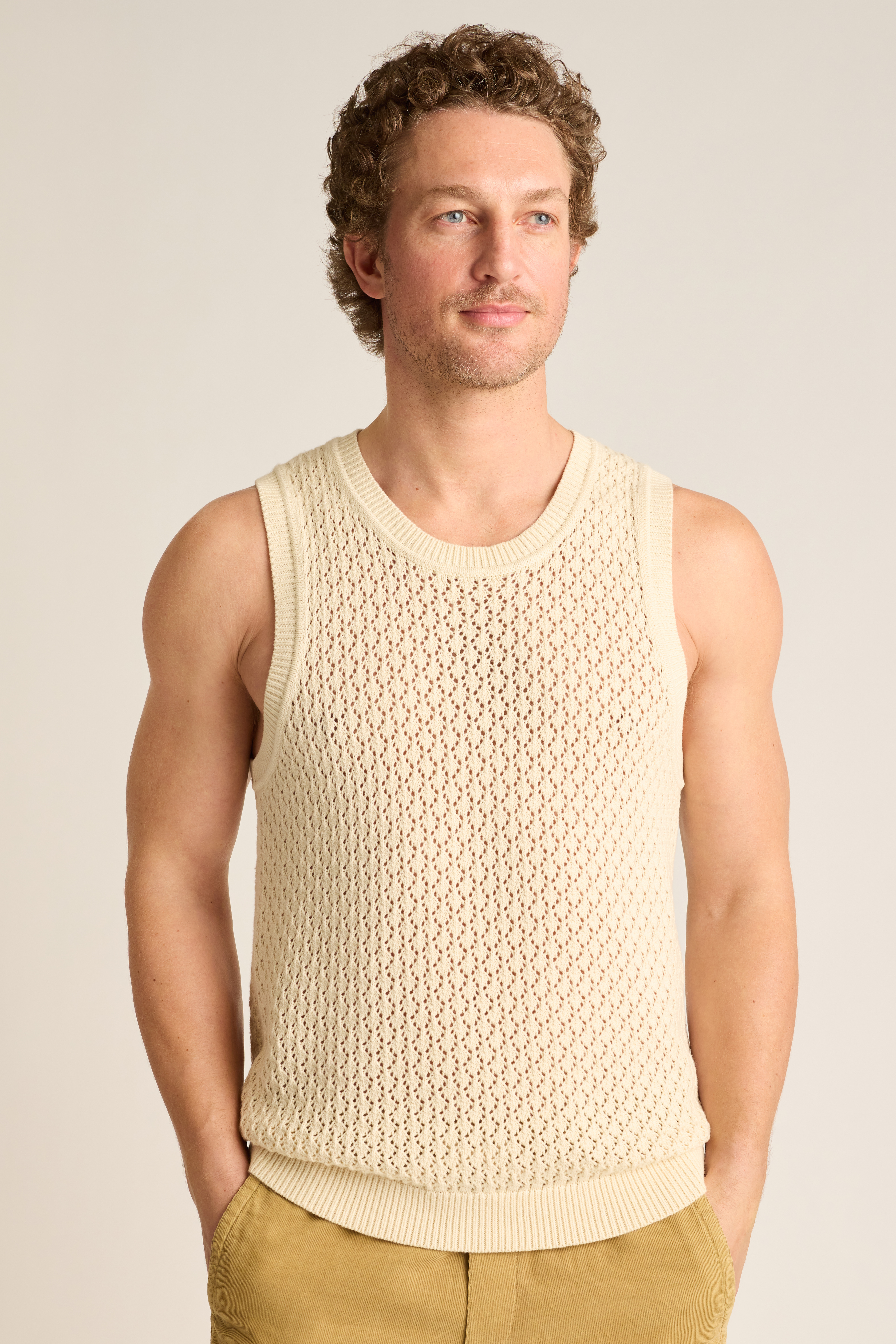 Cotton Cashmere Sweater Tank