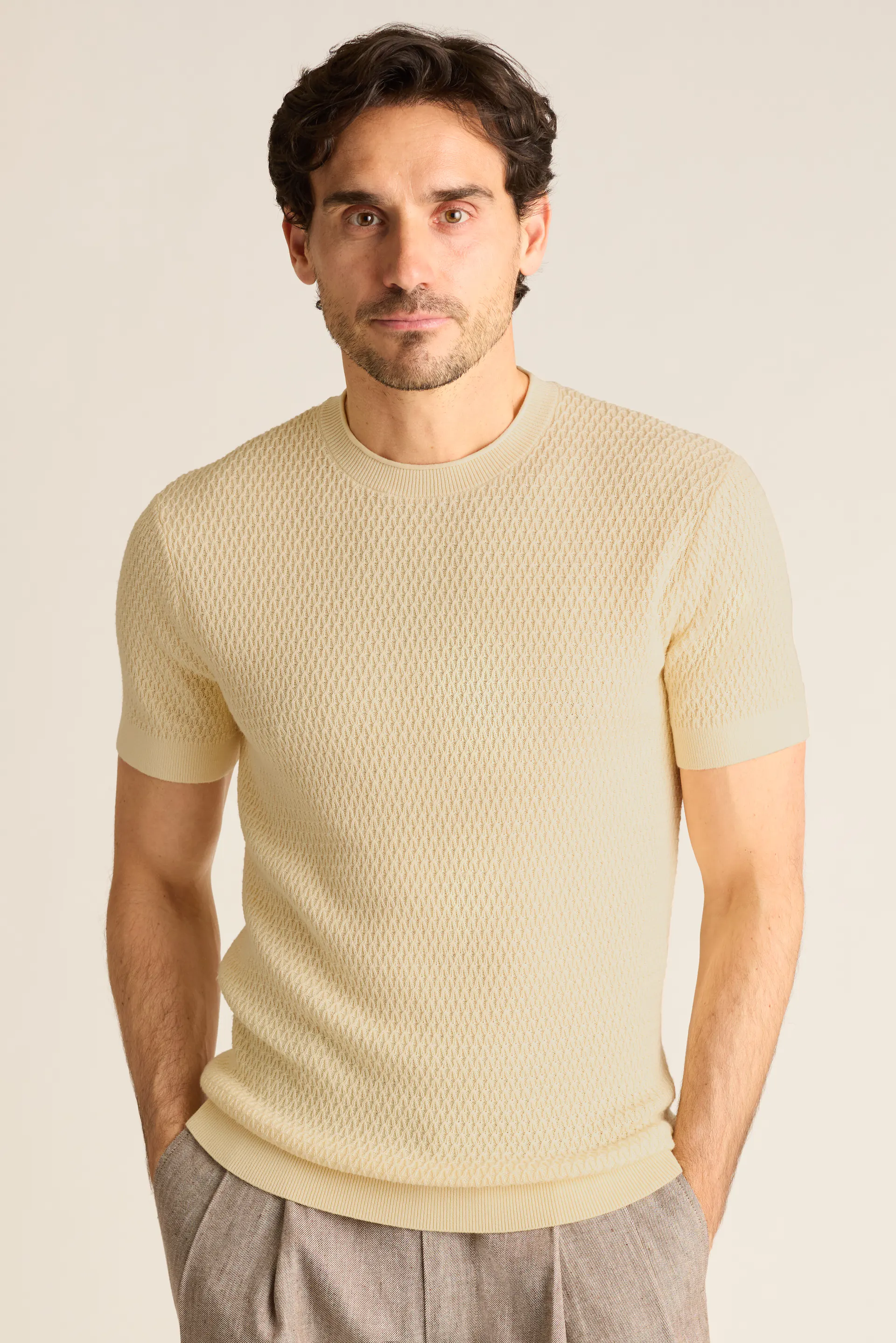 Refined Cotton Sweater Tee